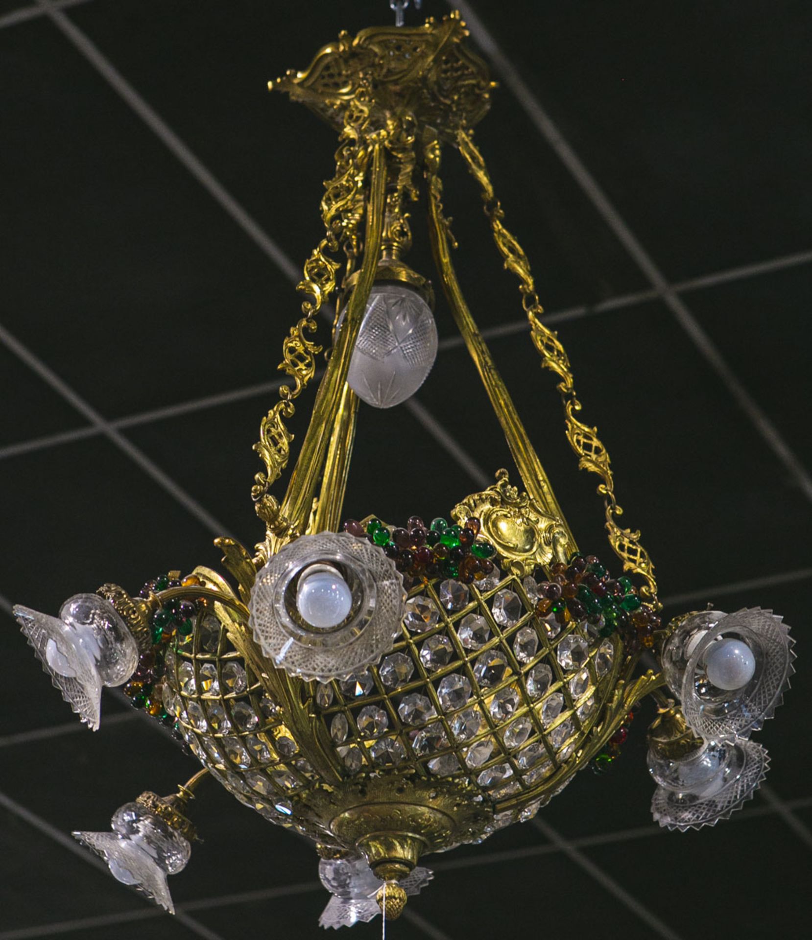 Deckenlampe (wohl um 1900)