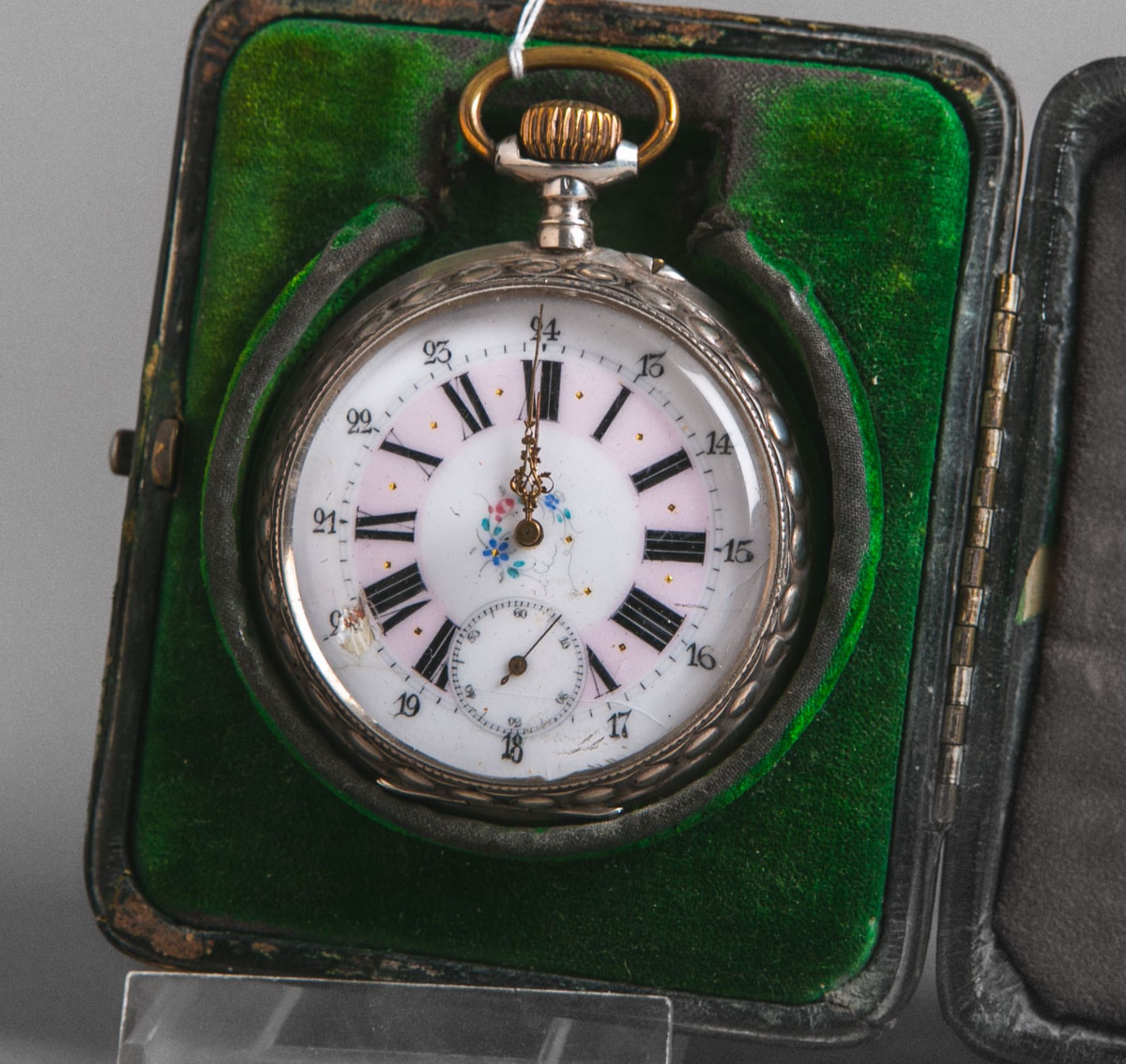 Eisenbahneruhr / Taschenuhr 800 Silber (Anfang 20. Jh.) - Image 2 of 2