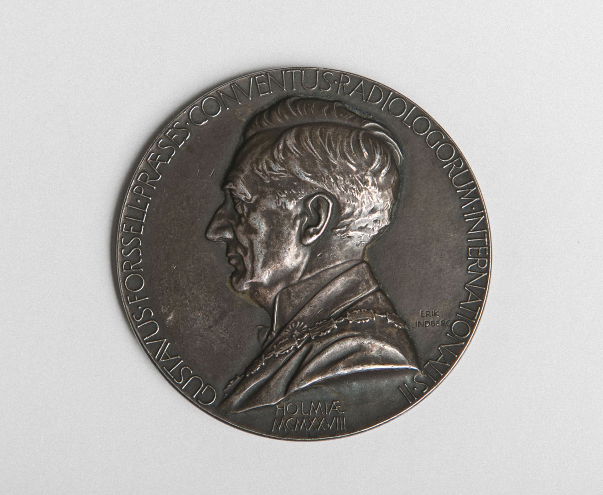 Medaille "Gustavus Forssell praeses Conventus Radiologurum internationalis II"