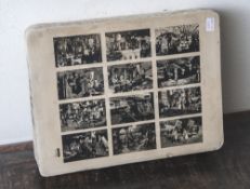 Lithografiestein mit 12 Bildern, (1930er Jahre)
