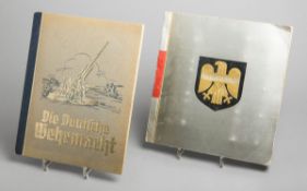 2 Zigarettenbildersammelmappen (Deutsches Reich)
