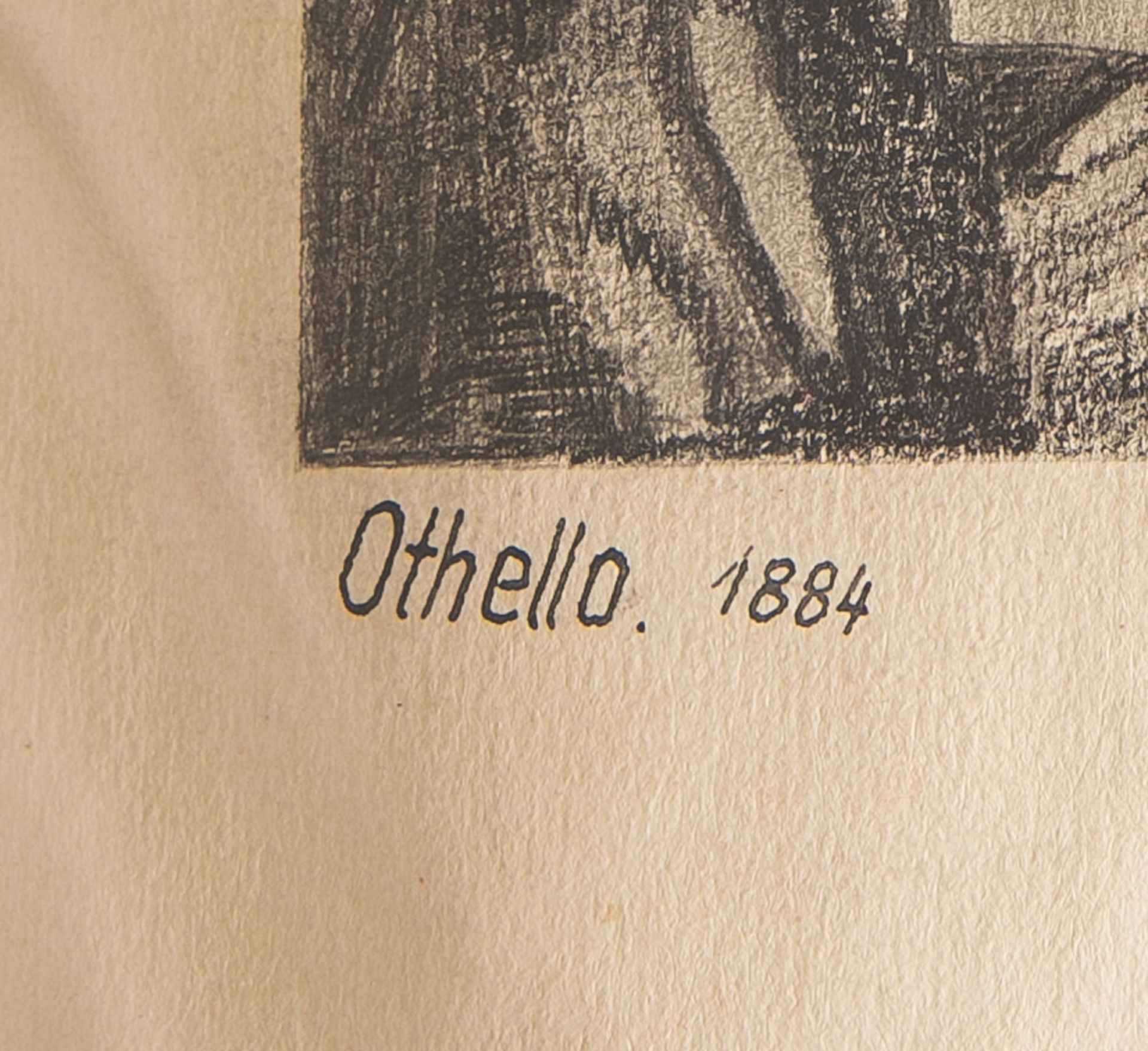 Corinth, Lovis (1858 - 1925), "Othello" (1884) - Image 2 of 2