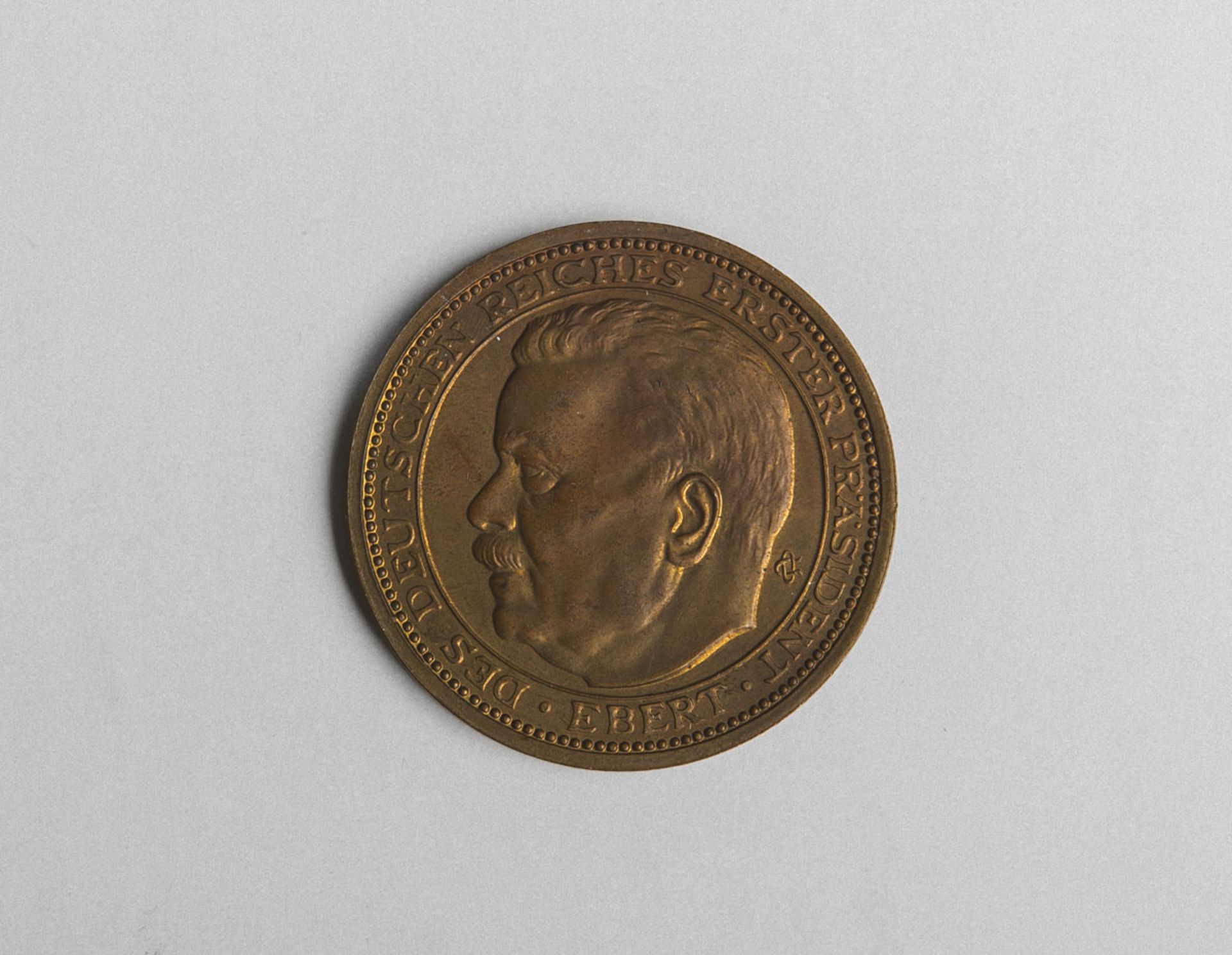 Bronze-Medaille "Friedrich Ebert" (Weimarer Republik)