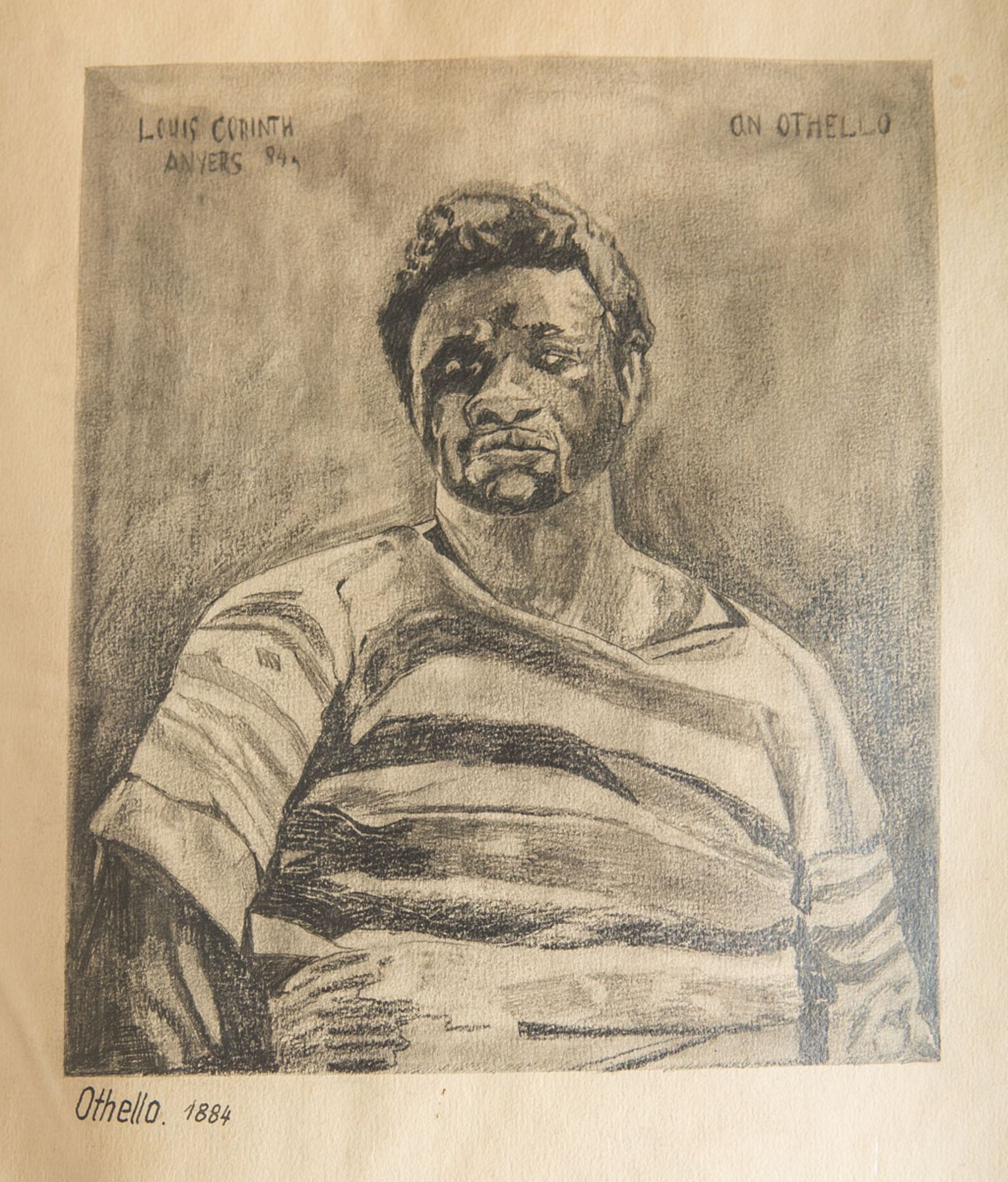 Corinth, Lovis (1858 - 1925), "Othello" (1884)