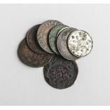 8-teiliges Konvolut von russischen Münzen