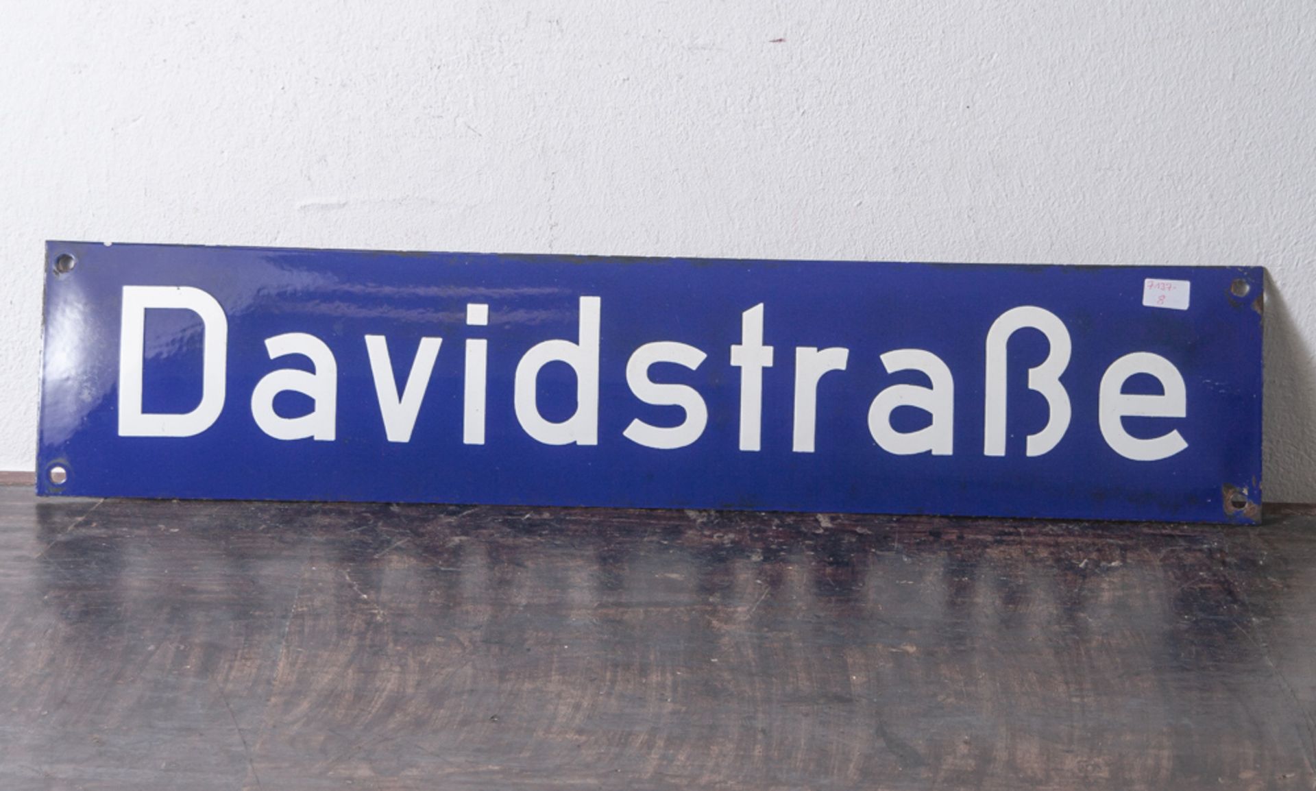 Straßenschild Hamburg "Davidstraße", Email