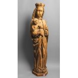 Madonna mit Jesusknaben (wohl Frankreich um 1500)