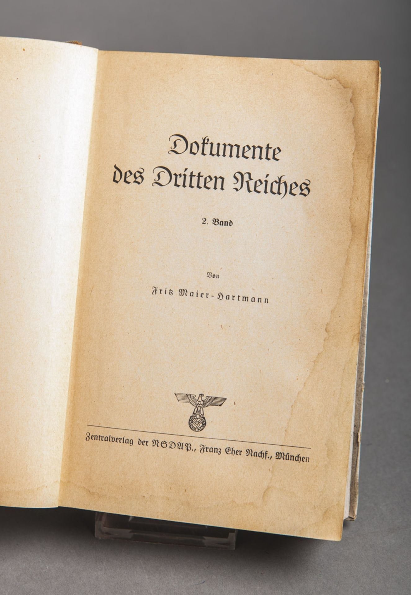 Dokumente des Dritten Reiches
