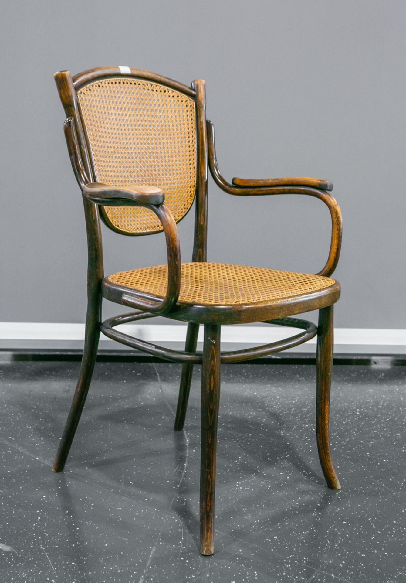 Paar Armlehnstühle (Thonet, um 1900) - Bild 2 aus 2