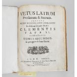 Petro Mercellino Corradino, Vetus Latinum profanum u. sacrum Rom