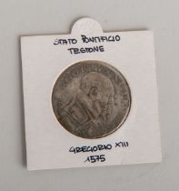 Silbermedaille, Kirchenstaat, Vatikan, Gregorio XIII