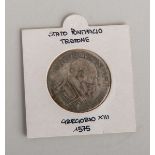 Silbermedaille, Kirchenstaat, Vatikan, Gregorio XIII