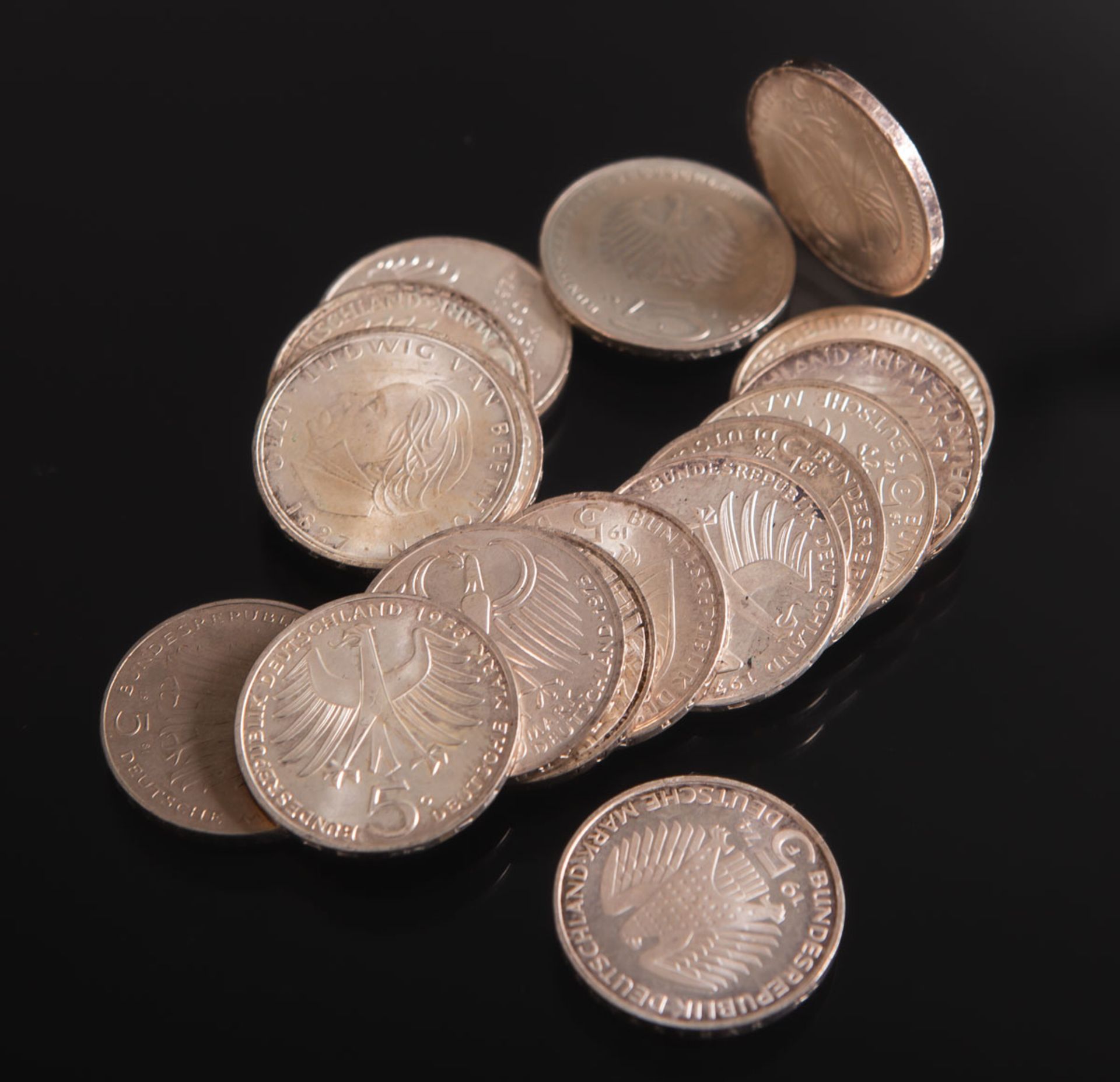 23-teiliges Konvolut BRD-Sondermünzen