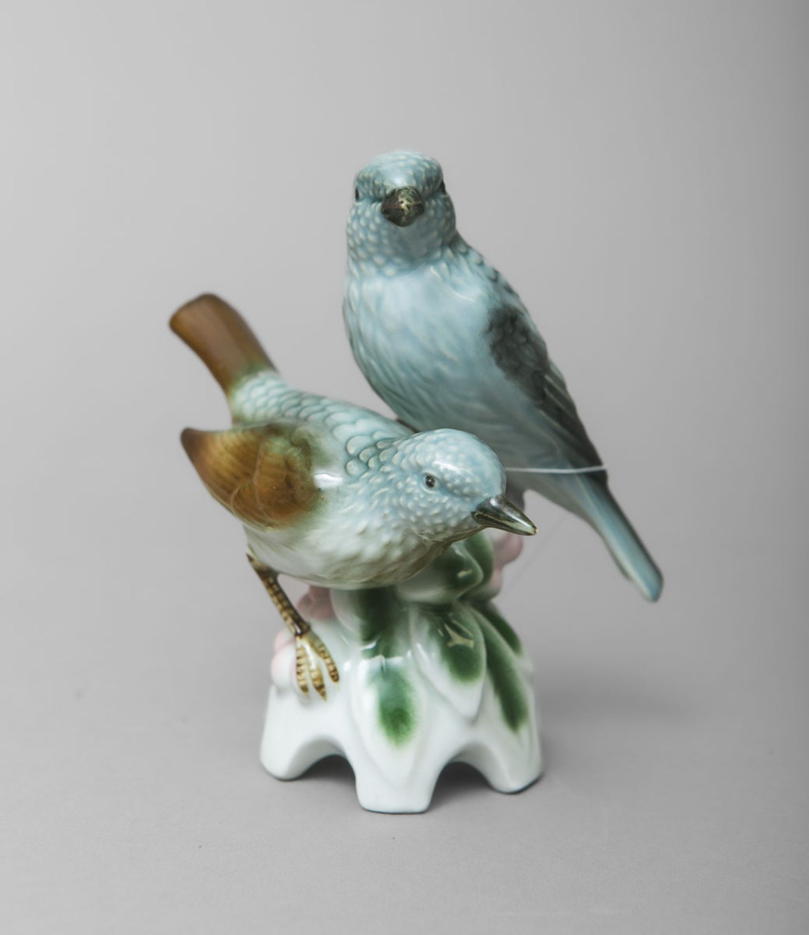 Porzellanfigurengruppe "Zwei Vögel" (Herold Porzellan)