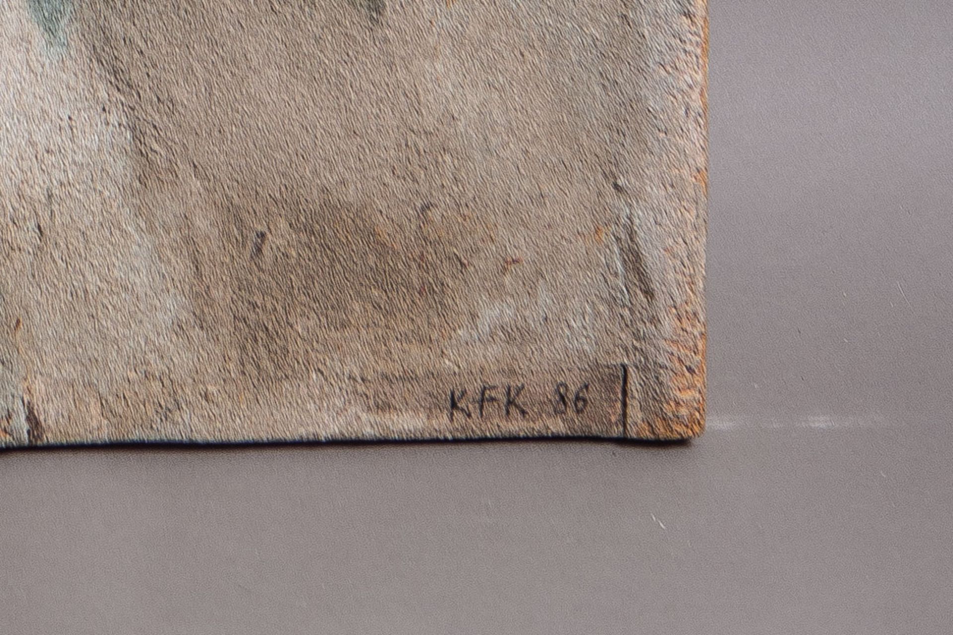 Monogrammist "KFK", Moderne Komposition (1986) - Image 2 of 2