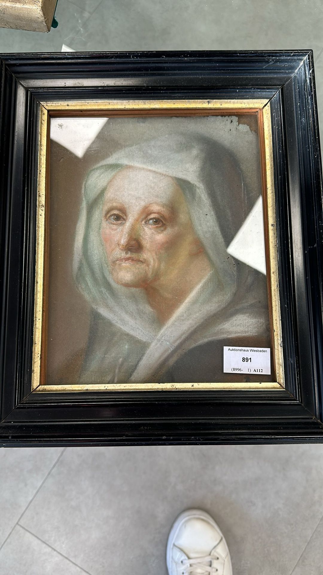 Mengs, Anton Rafael (1728 - 1779), Portrait einer älteren Frau - Image 2 of 6