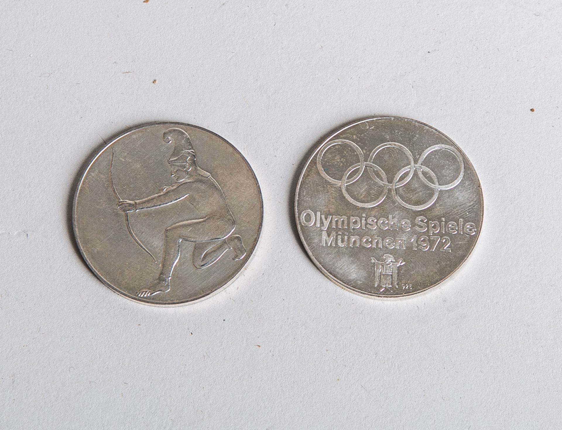 Paar Medaillen "Olympische Spiele, München 1972" (Deutschland)