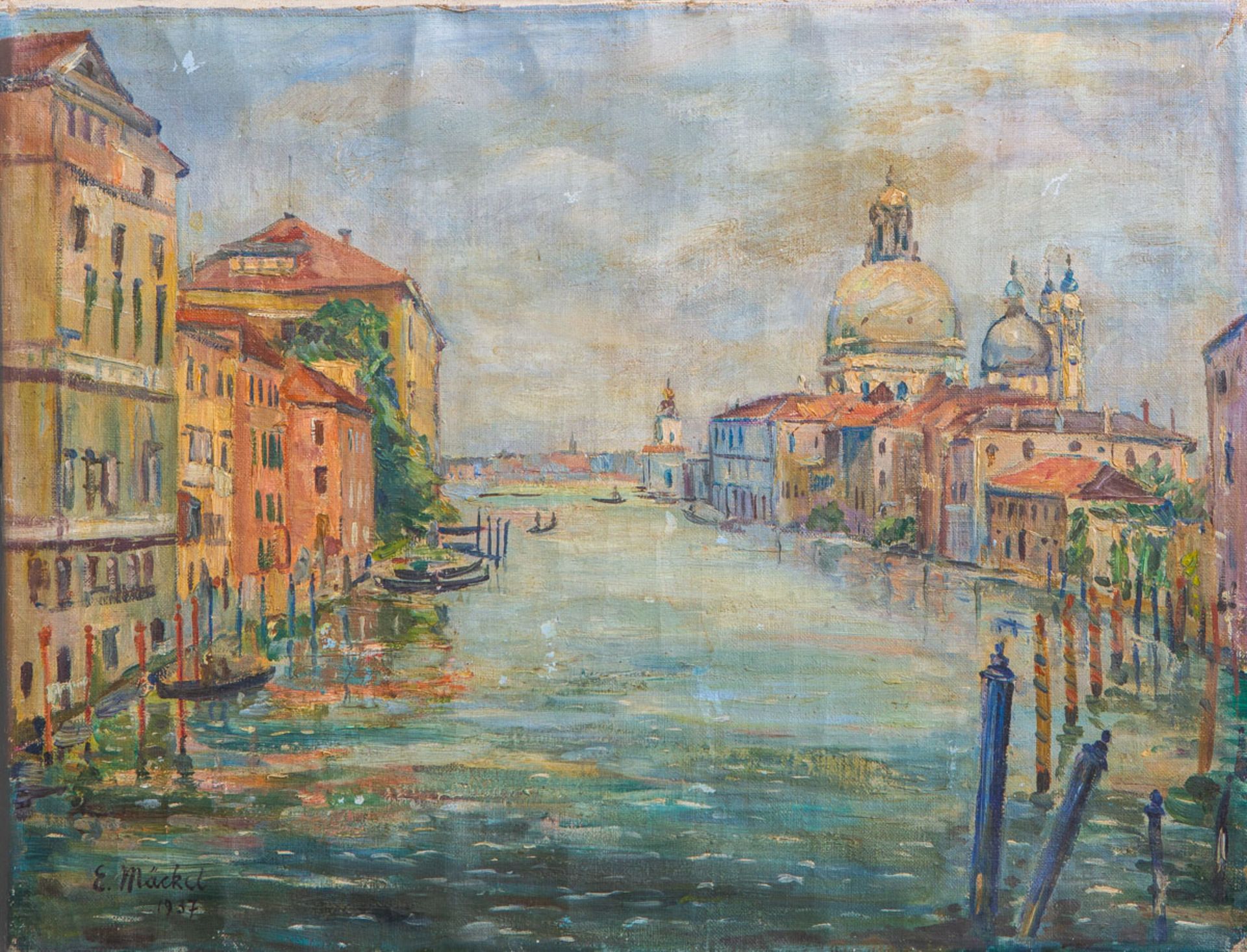 Mäckel, Elfriede (1907 - 1993), Canale Grande in Venedig (1937)