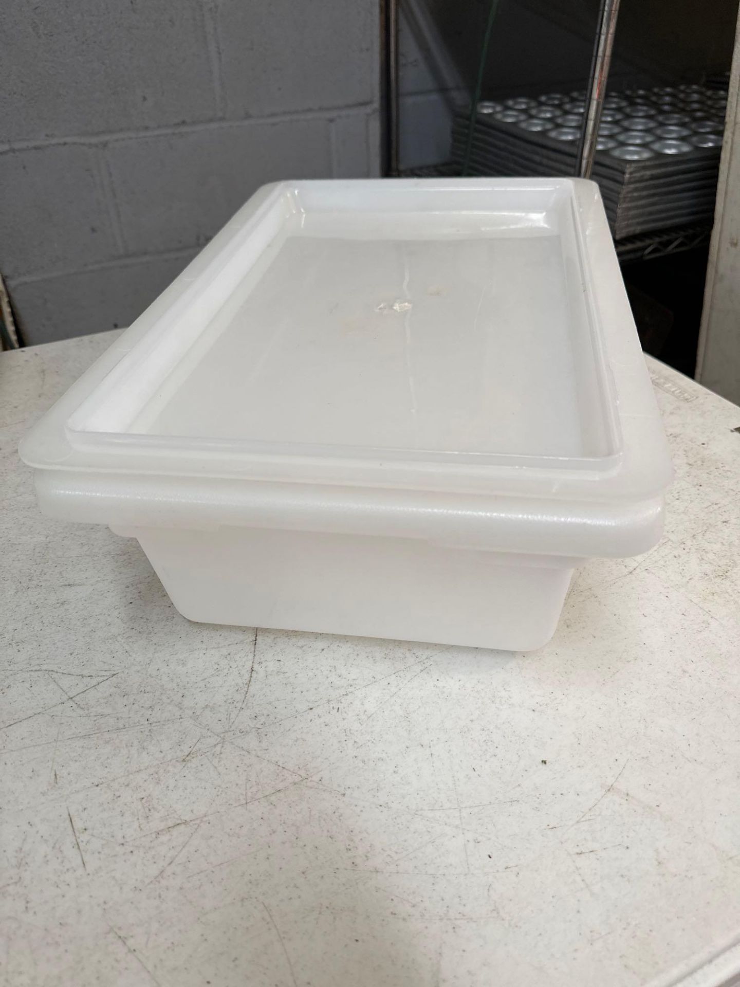 Cambro food storage container with lids 12x18x6