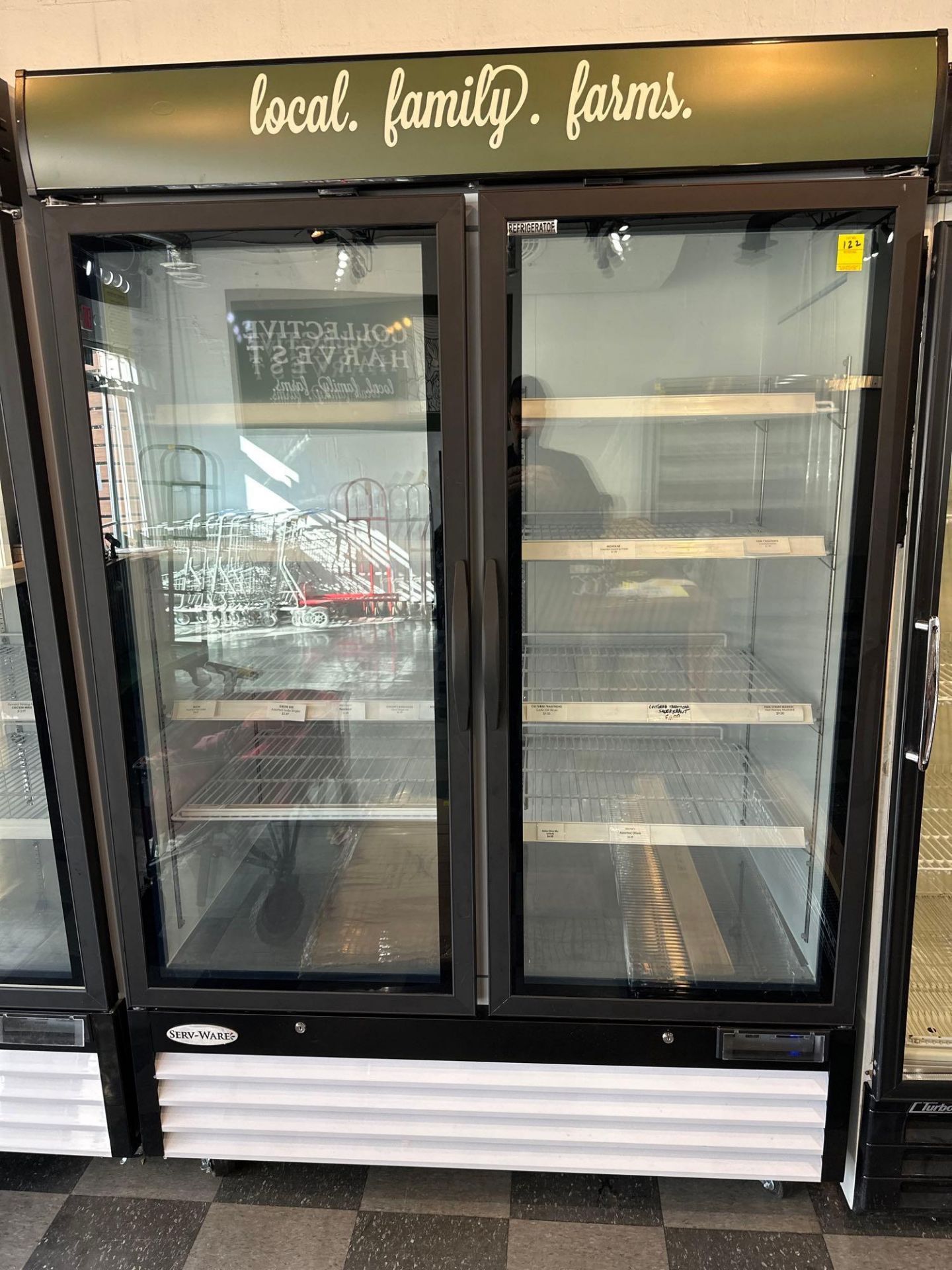 Serv-Ware 2 door refrigerator Model GR-48-HC (Purchase new 2022)
