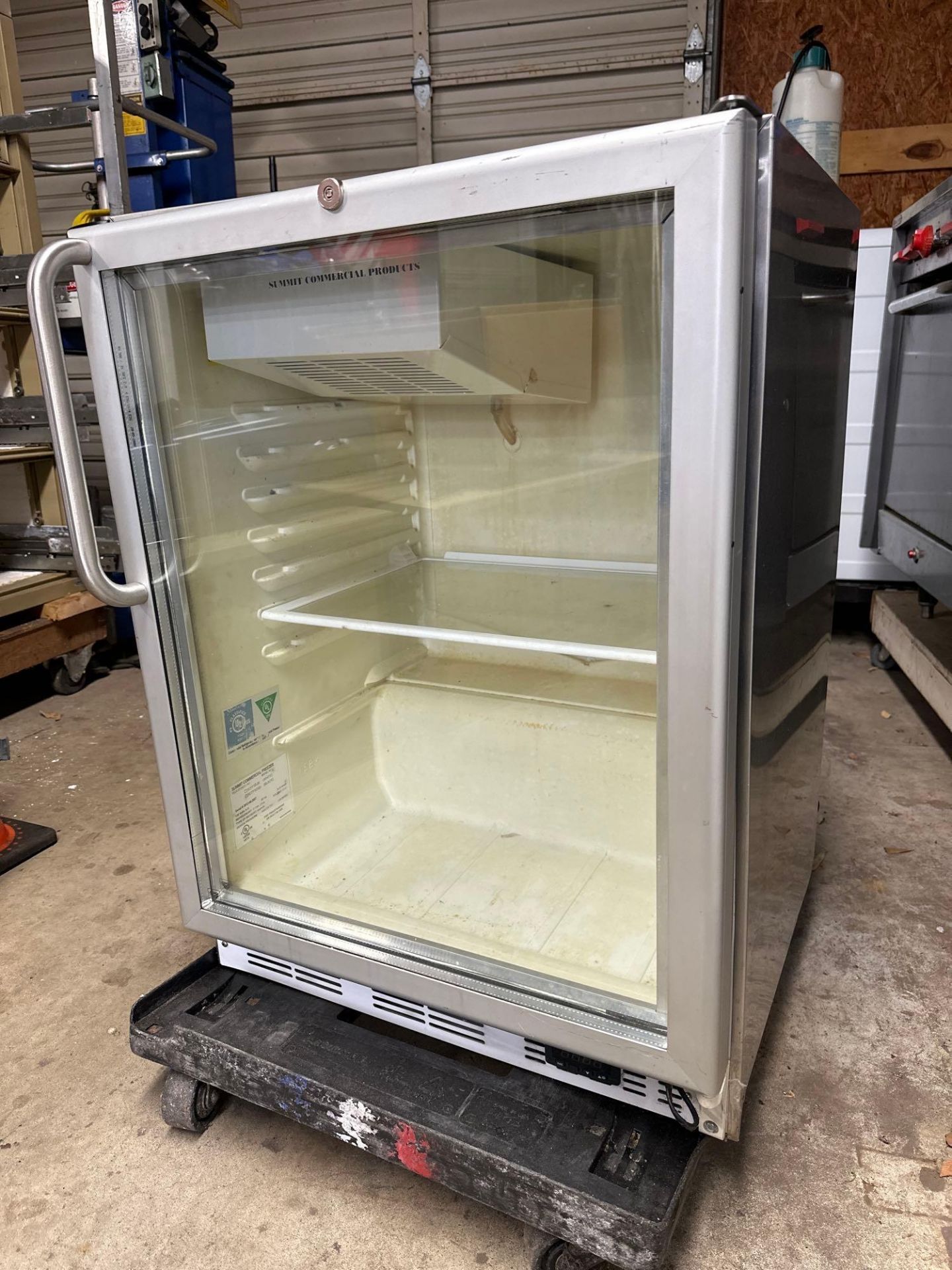 Summit Commercial Freezer countertop glass door