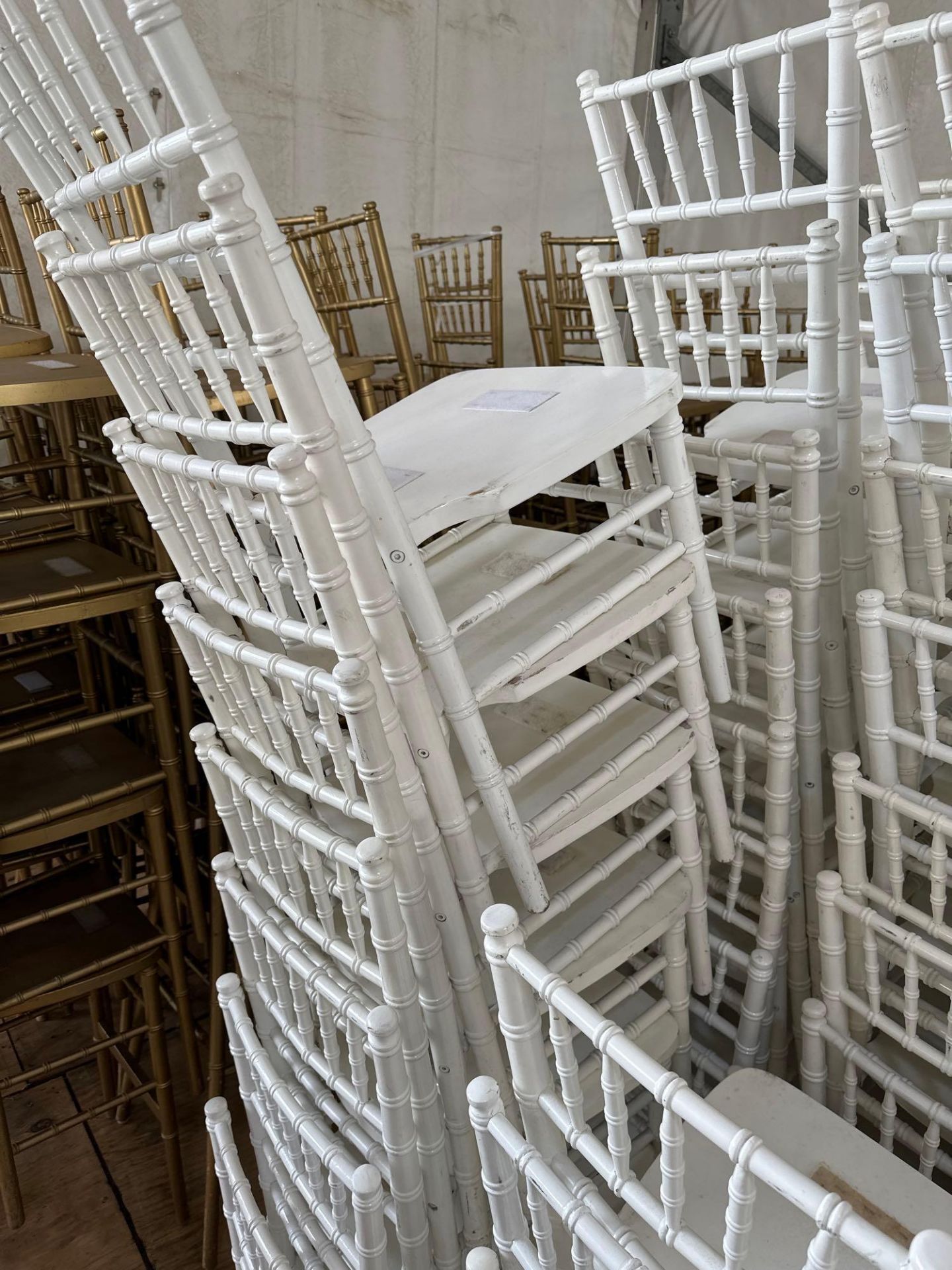 White Wood Chiavari no pad - Image 3 of 6