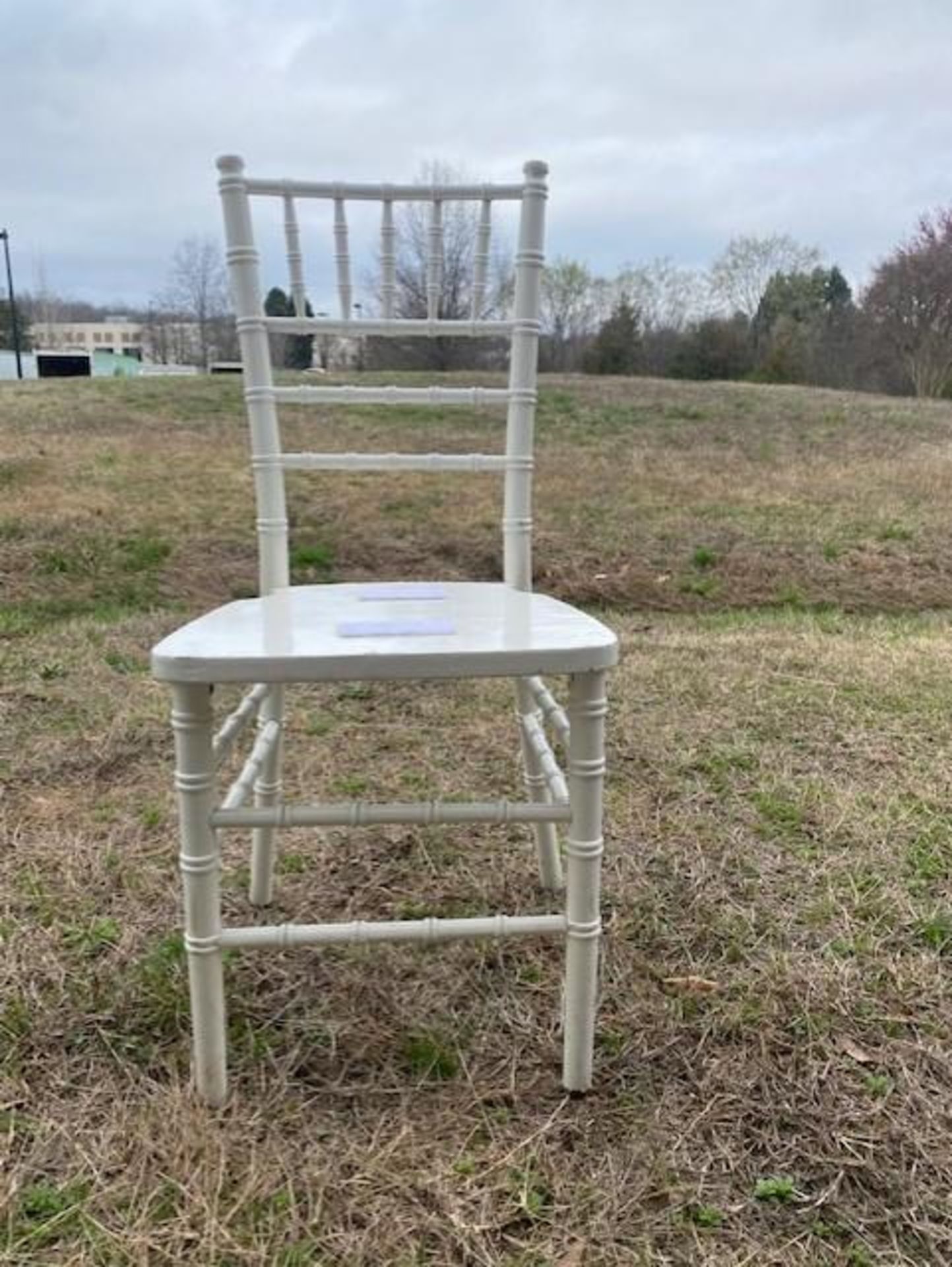 White Wood Chiavari no pad - Image 5 of 6