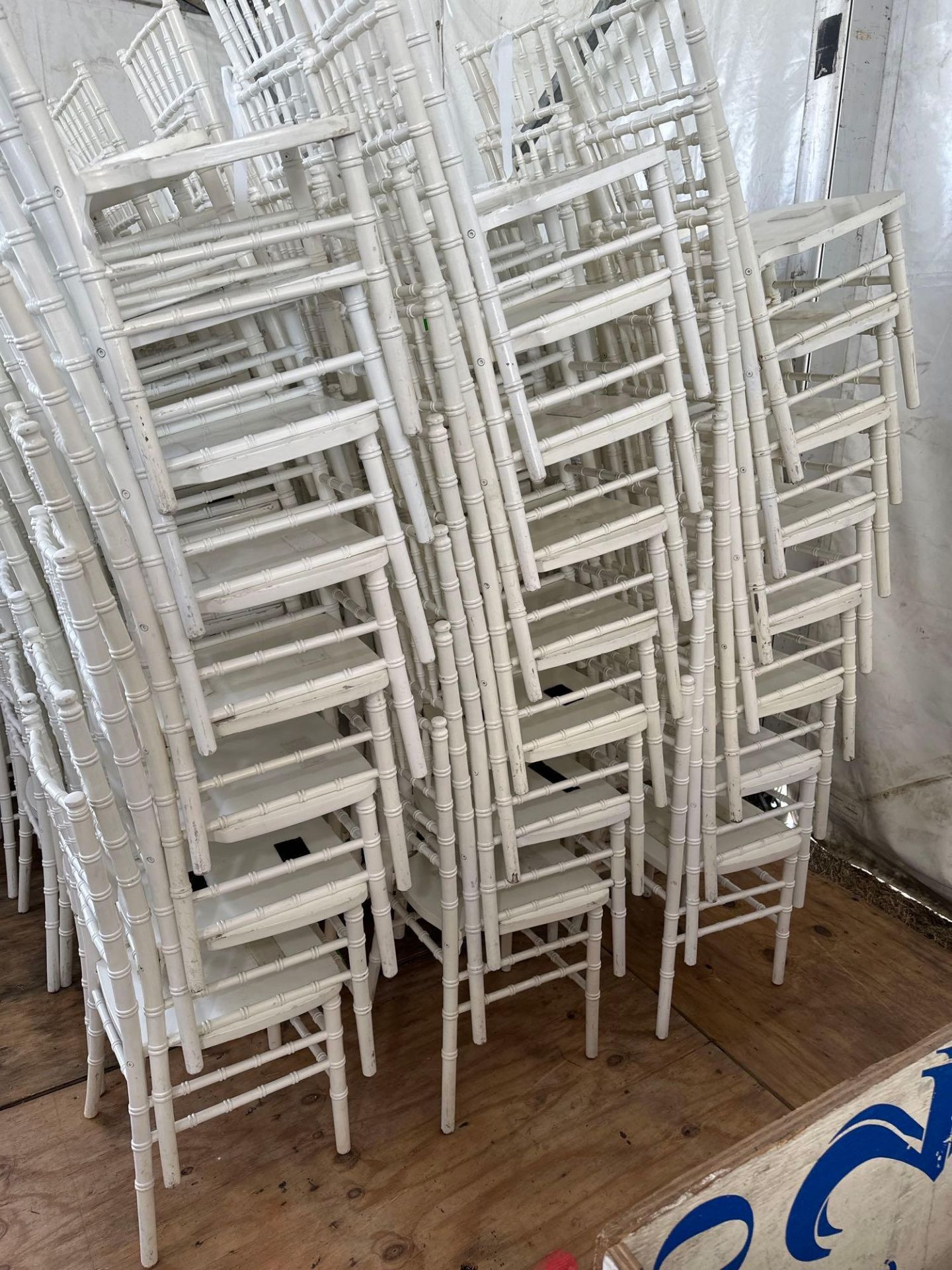 White Wood Chiavari no pad - Image 2 of 9