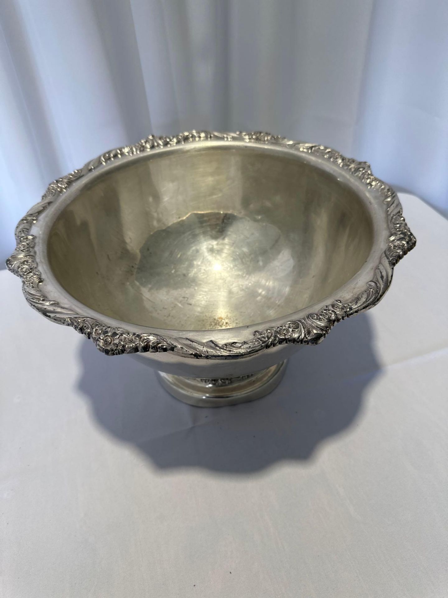 Silver Plated Punch Bowl - Image 2 of 4