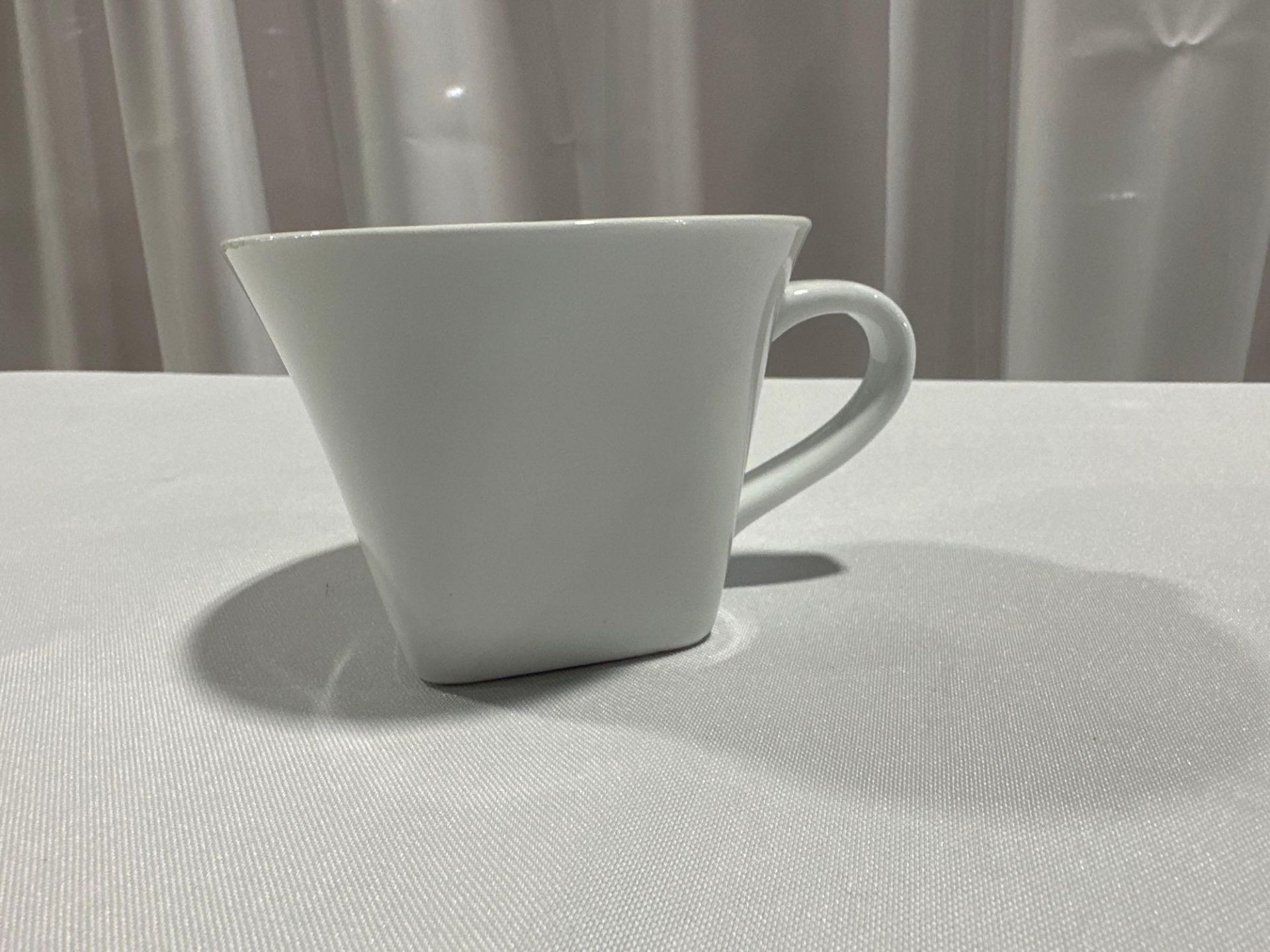 Square White Coffee Cup (NO crate charges) - Image 2 of 3