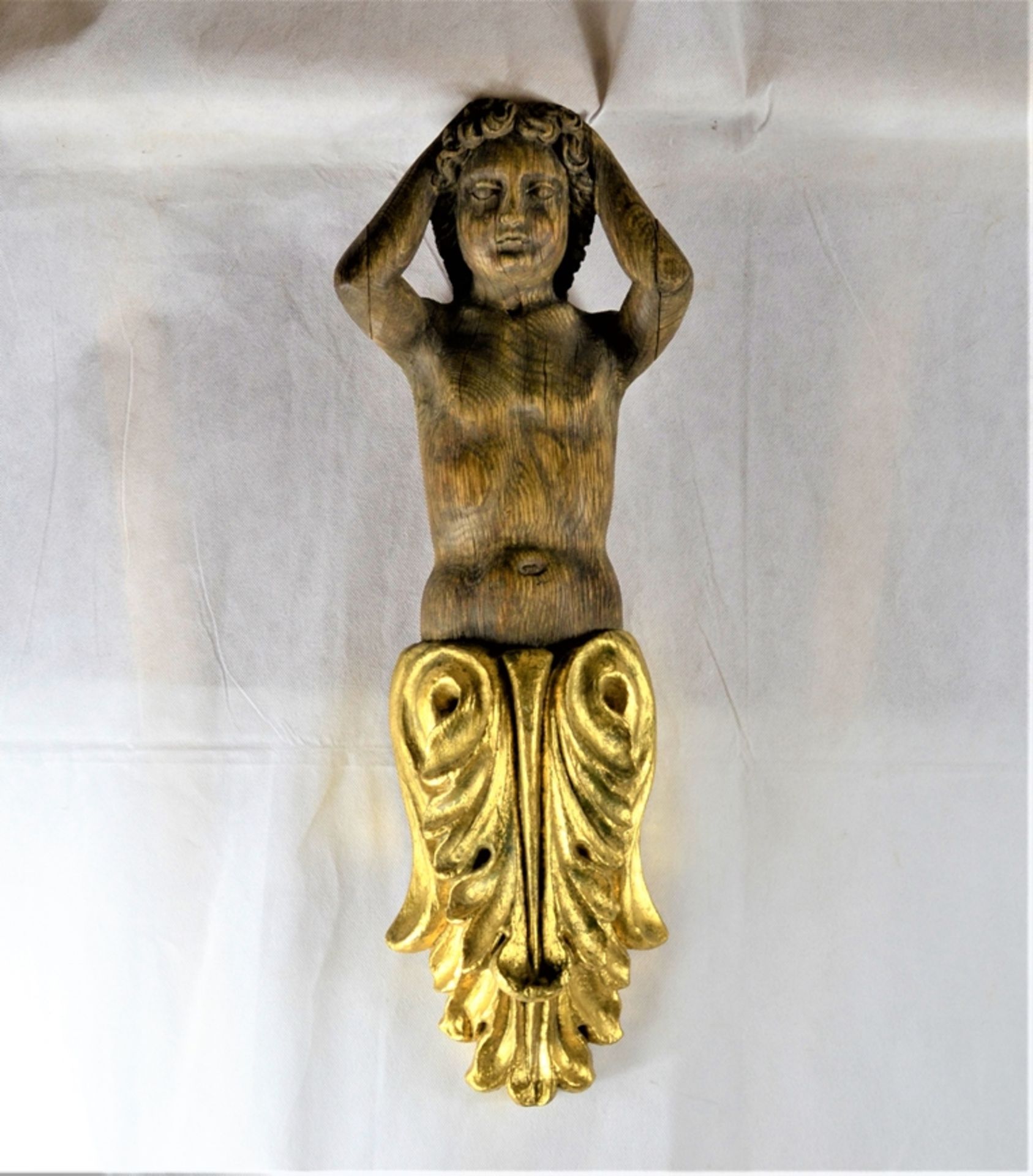 Wandfigur Schnitzfigur norddt. 18 Jhdt. ca. 60 cm