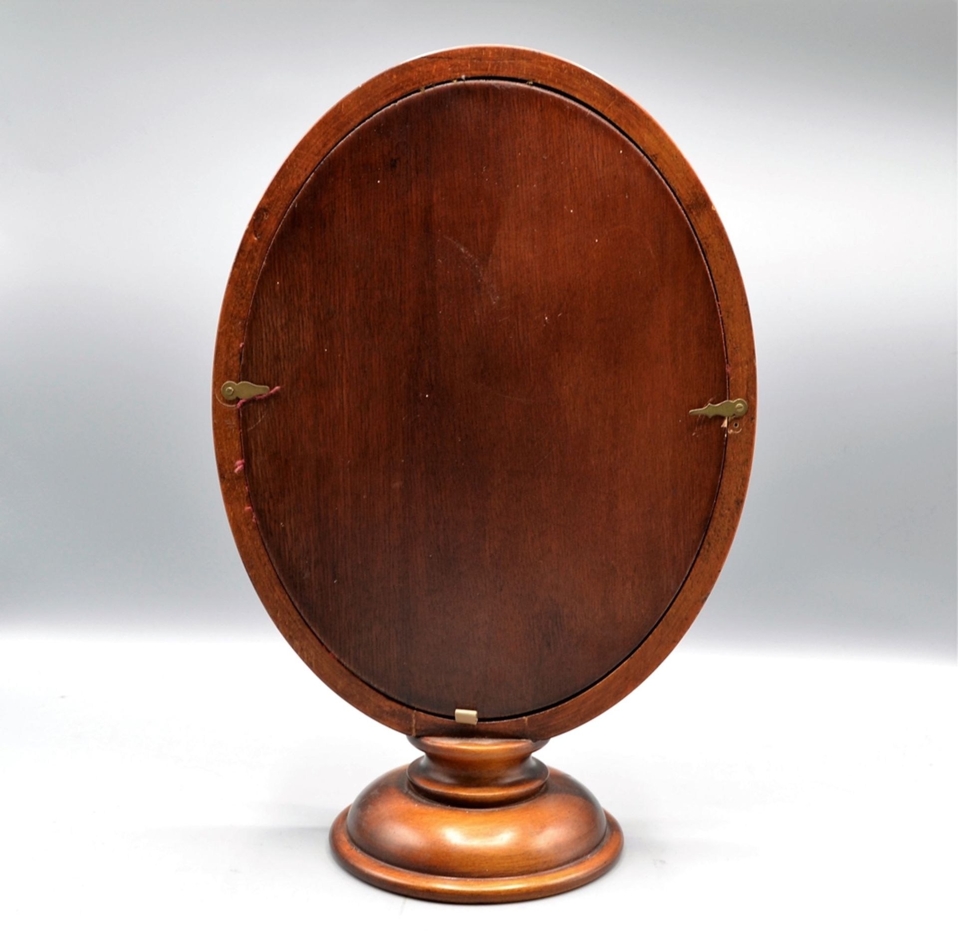 Dekorativer ovaler Holz Stellrahmen m. Votivherz ca. 32 cm - Bild 2 aus 2