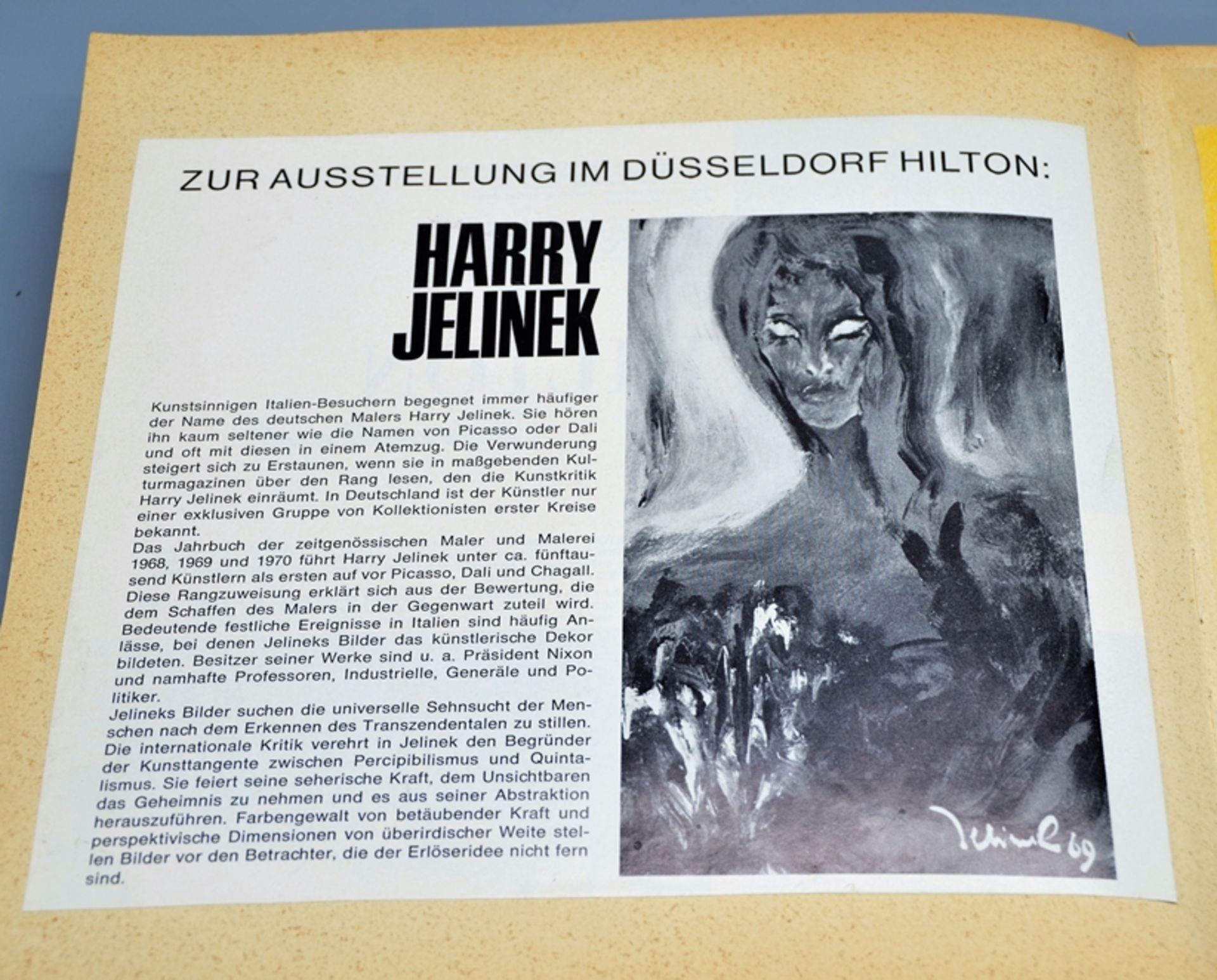 Harry Jelinek ( 1905 Tschechien - 1986 Guarene / Italien ), Album zur 1. Ausstellung 1970 in Deutsc - Image 2 of 8