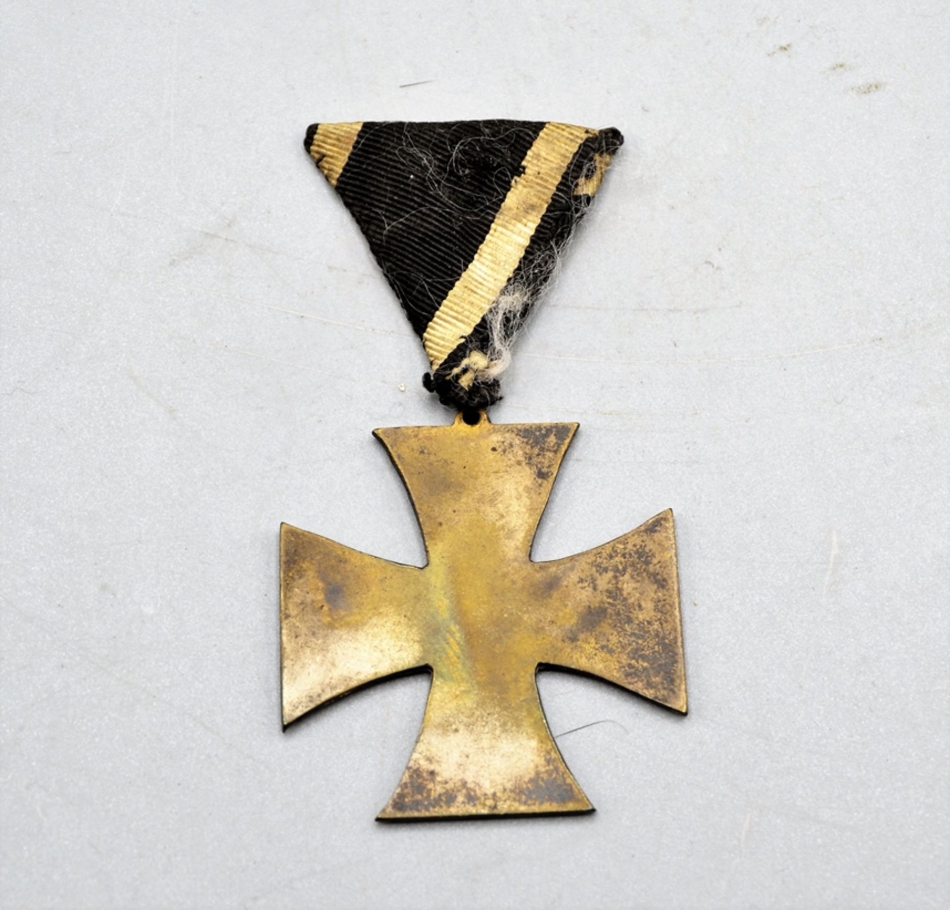 Eisernes Kreuz 1870 einteilig wohl Beleg- oder Museumsstück am Band, Breite 41,1 mm - Bild 2 aus 2