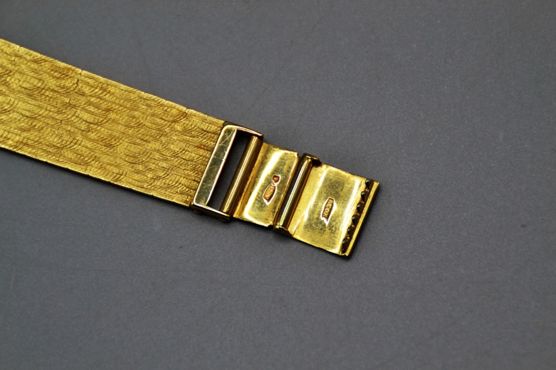 Sabina Automatic Herrenuhr Incabloc 25 Gold 750, das Uhrengehäuse besteht aus 750 Gold, das Armband - Image 6 of 6