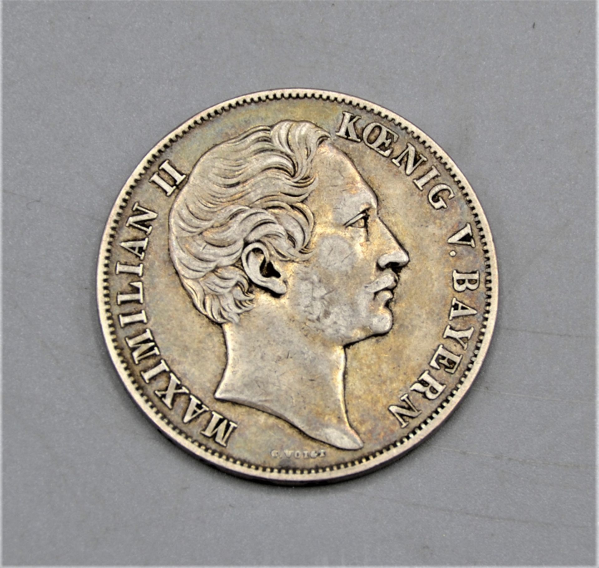 2 Gulden 1855 Maximilian II Bayern Mariensäule