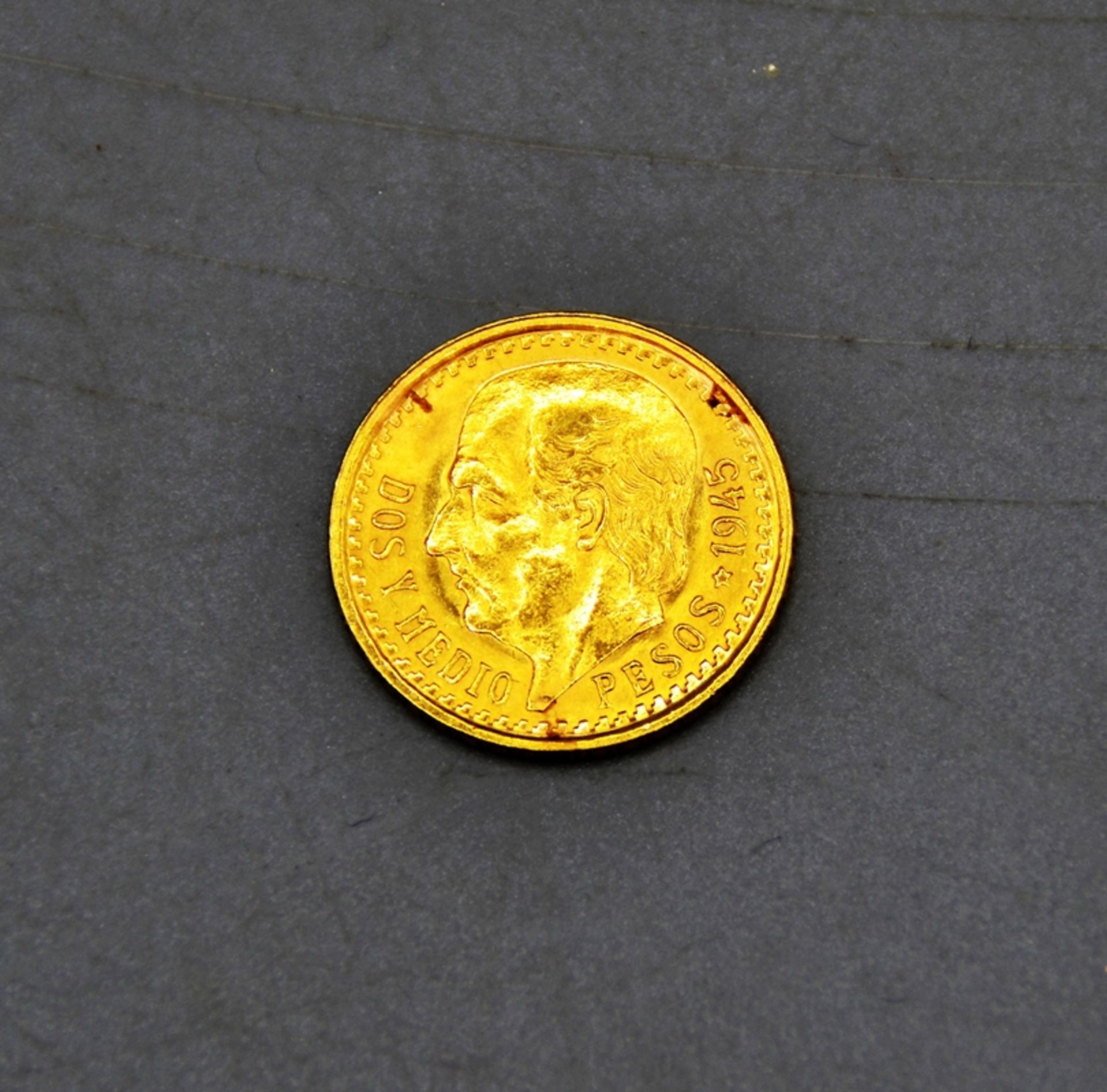 2,5 Pesos Goldmünze Mexiko