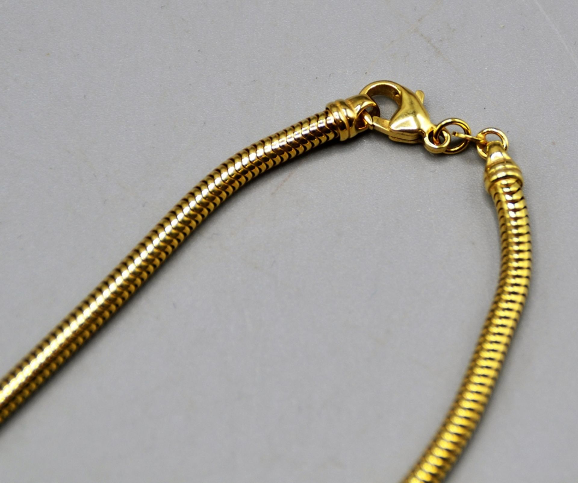 Schlangenkette Goldkette 333 ca. 44 cm 17,8 g - Image 2 of 2