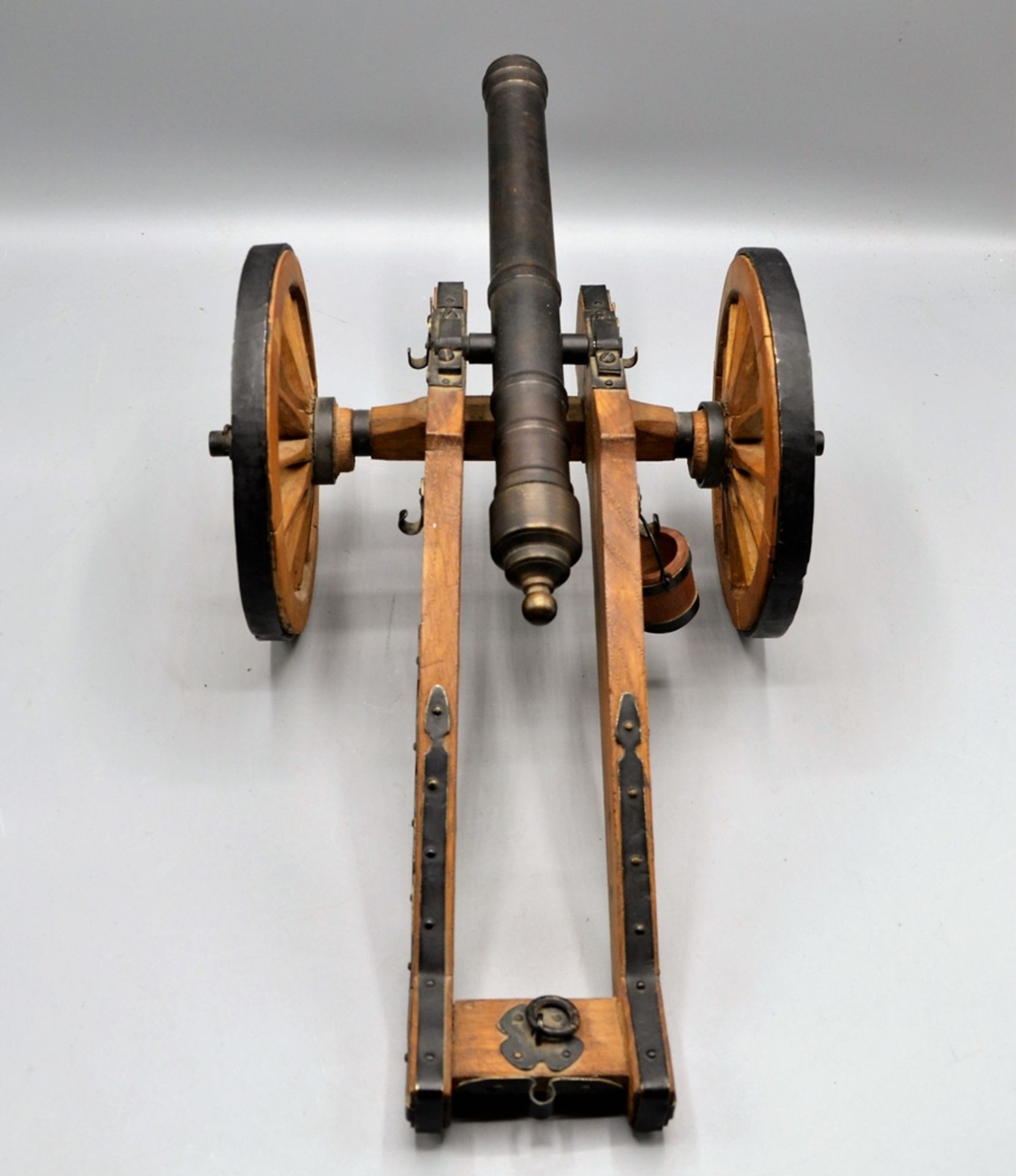 Modell Kanone Eisen Holz ca. 40 cm - Image 2 of 4
