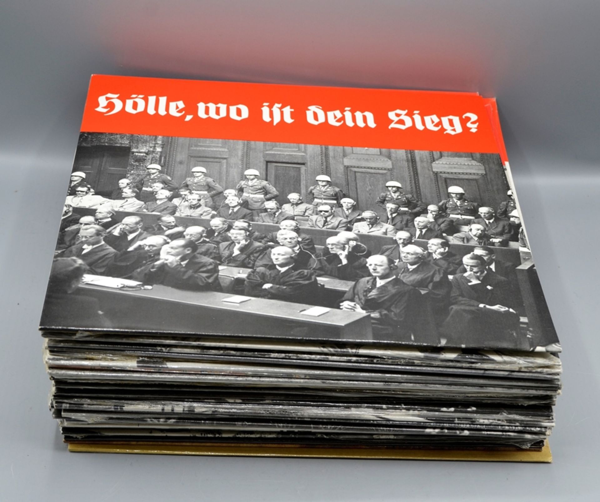 Documentary Series Schallplatten Vinyl Drittes Reich WKII Konvolut ca. 33 St., vertrieben durch Doc