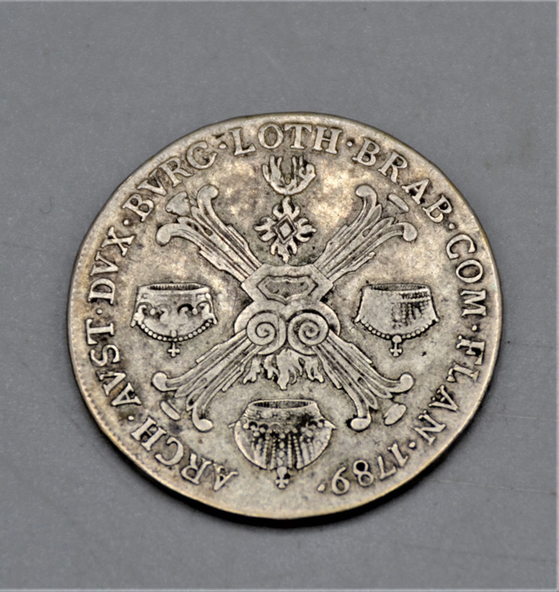 1/2 Taler 1789 A Joseph II Habsburg, 14,6 g - Image 2 of 2