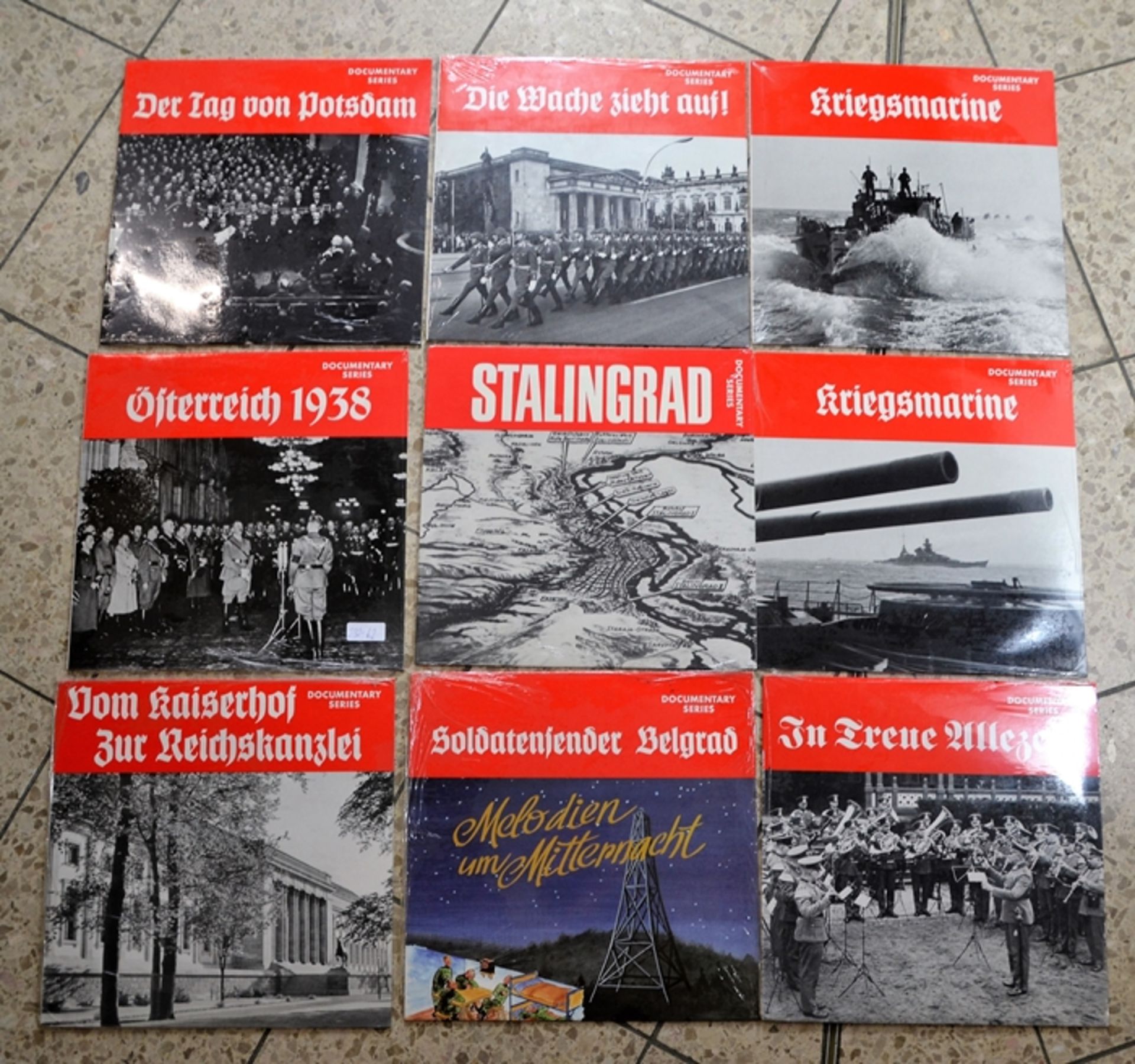 Documentary Series Schallplatten Vinyl Drittes Reich WKII Konvolut ca. 33 St., vertrieben durch Doc - Image 2 of 5