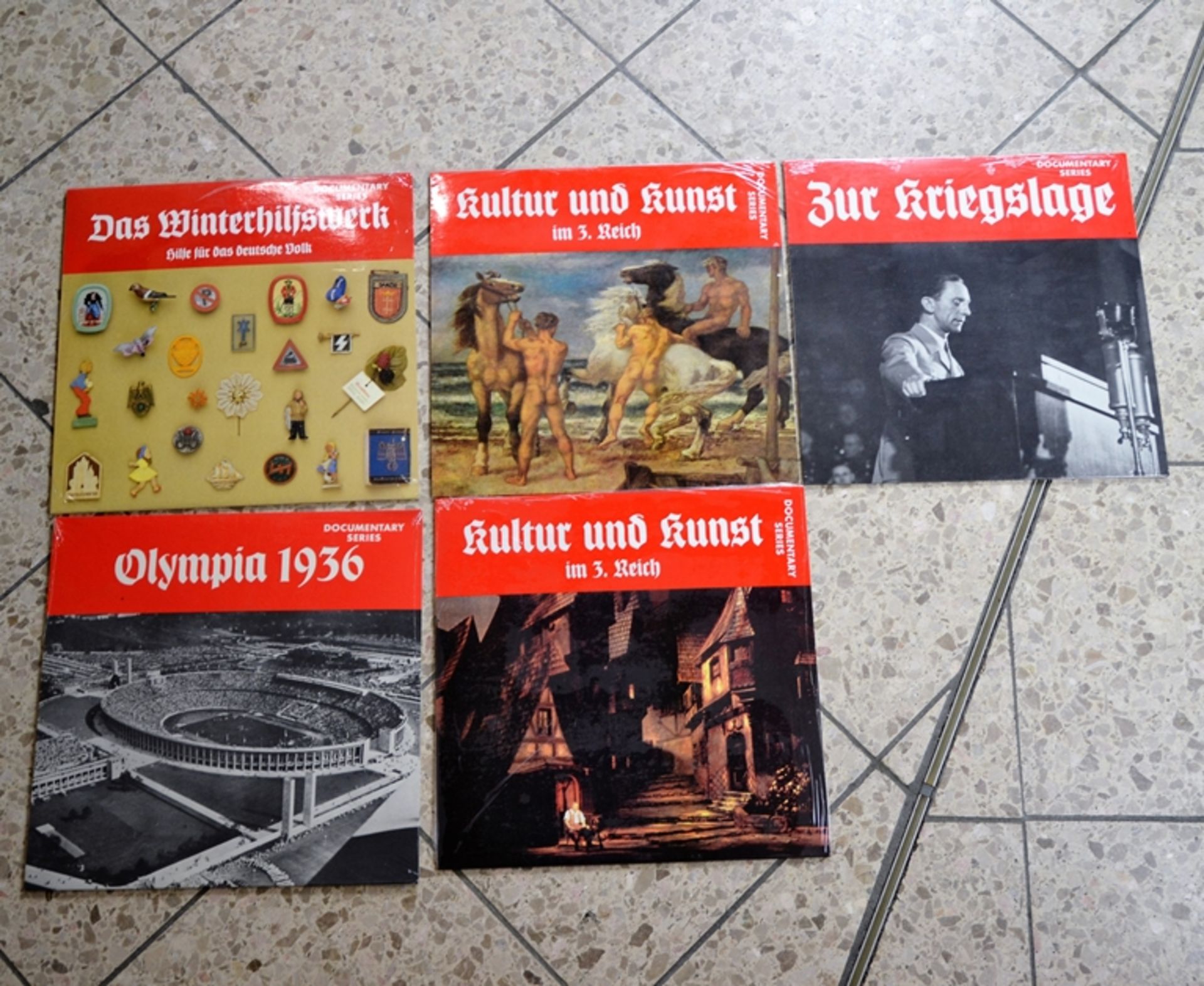 Documentary Series Schallplatten Vinyl Drittes Reich WKII Konvolut ca. 33 St., vertrieben durch Doc - Image 5 of 5