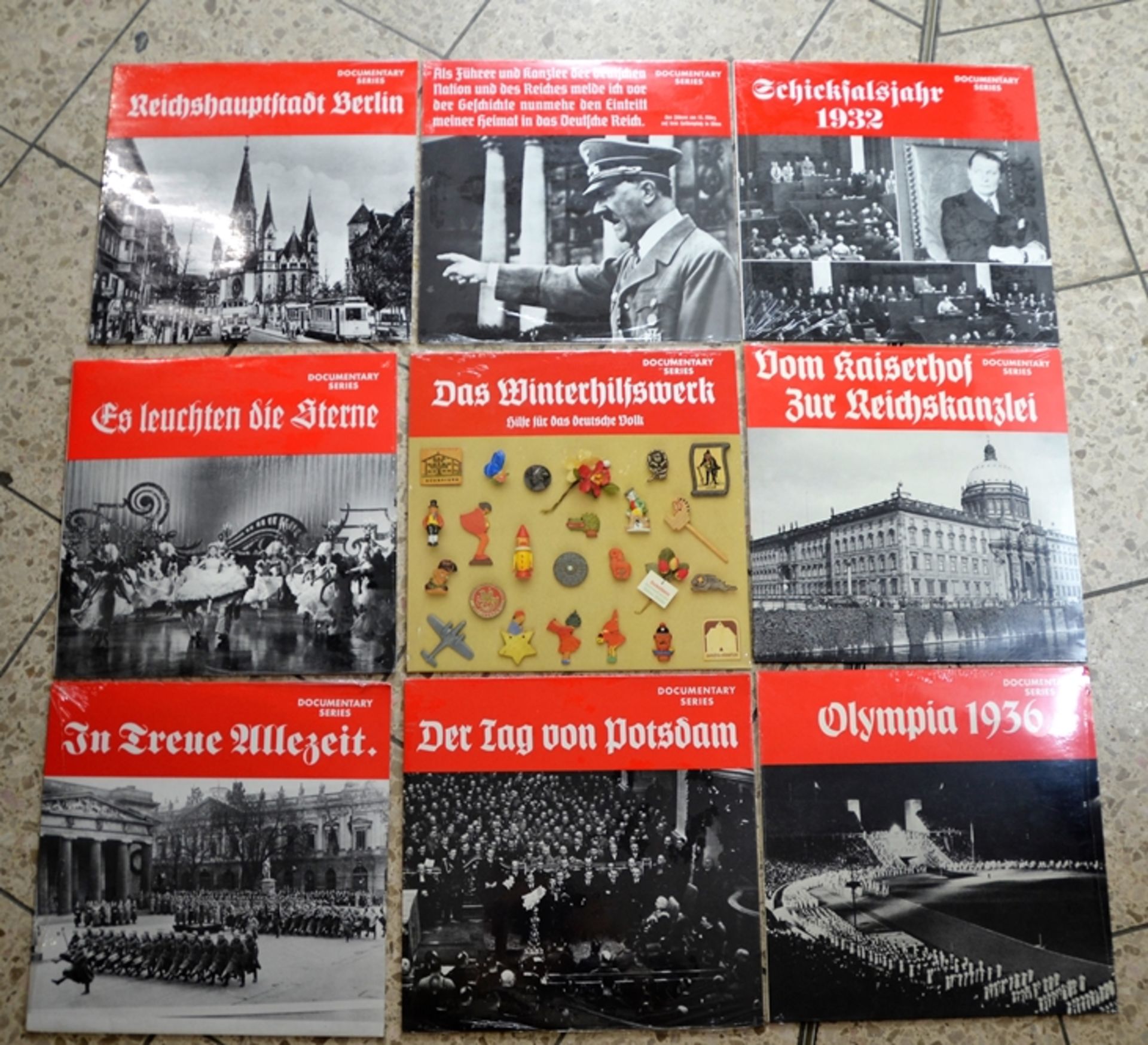 Documentary Series Schallplatten Vinyl Drittes Reich WKII Konvolut ca. 33 St., vertrieben durch Doc - Image 3 of 5