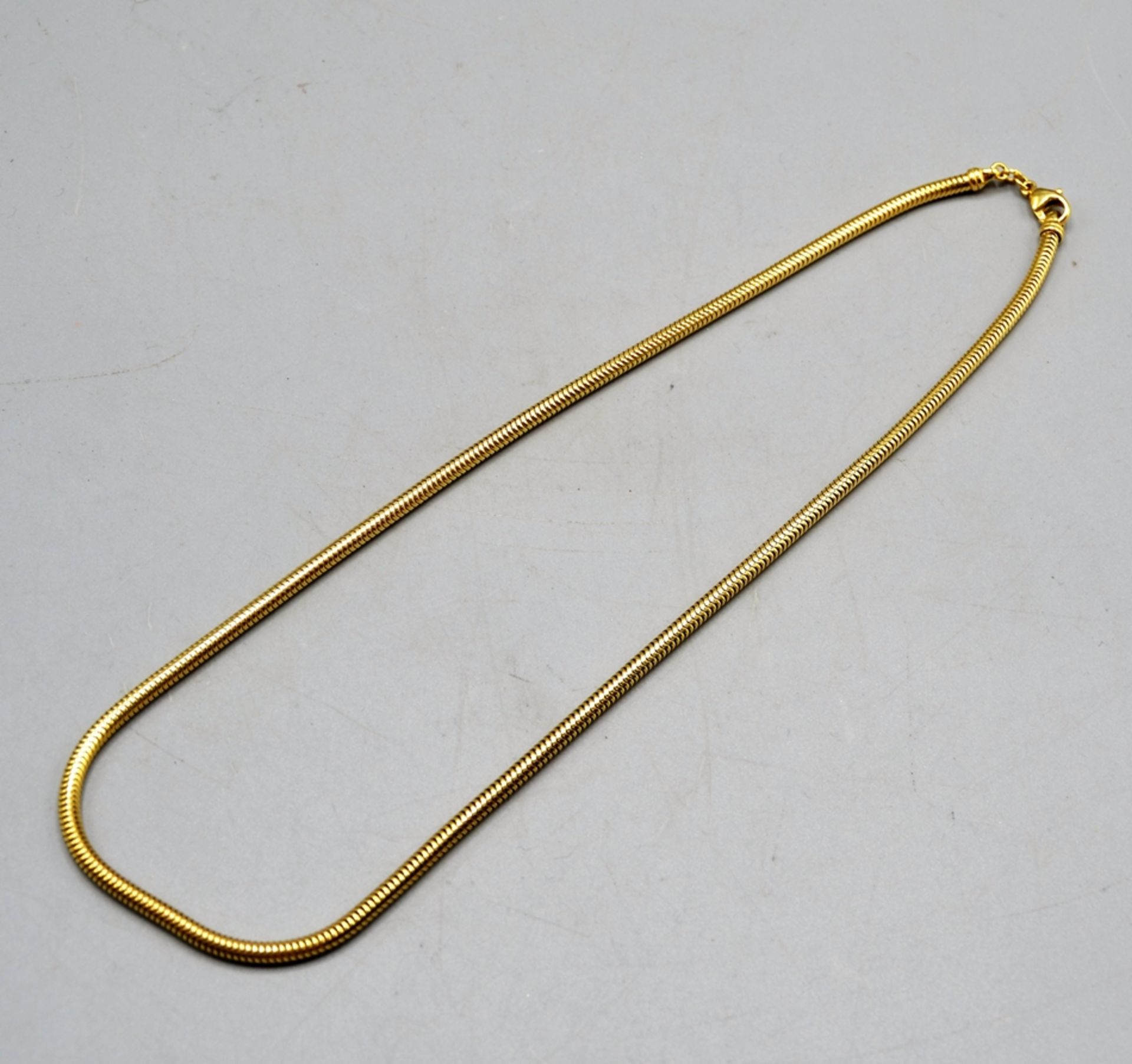 Schlangenkette Goldkette 333 ca. 44 cm 17,8 g