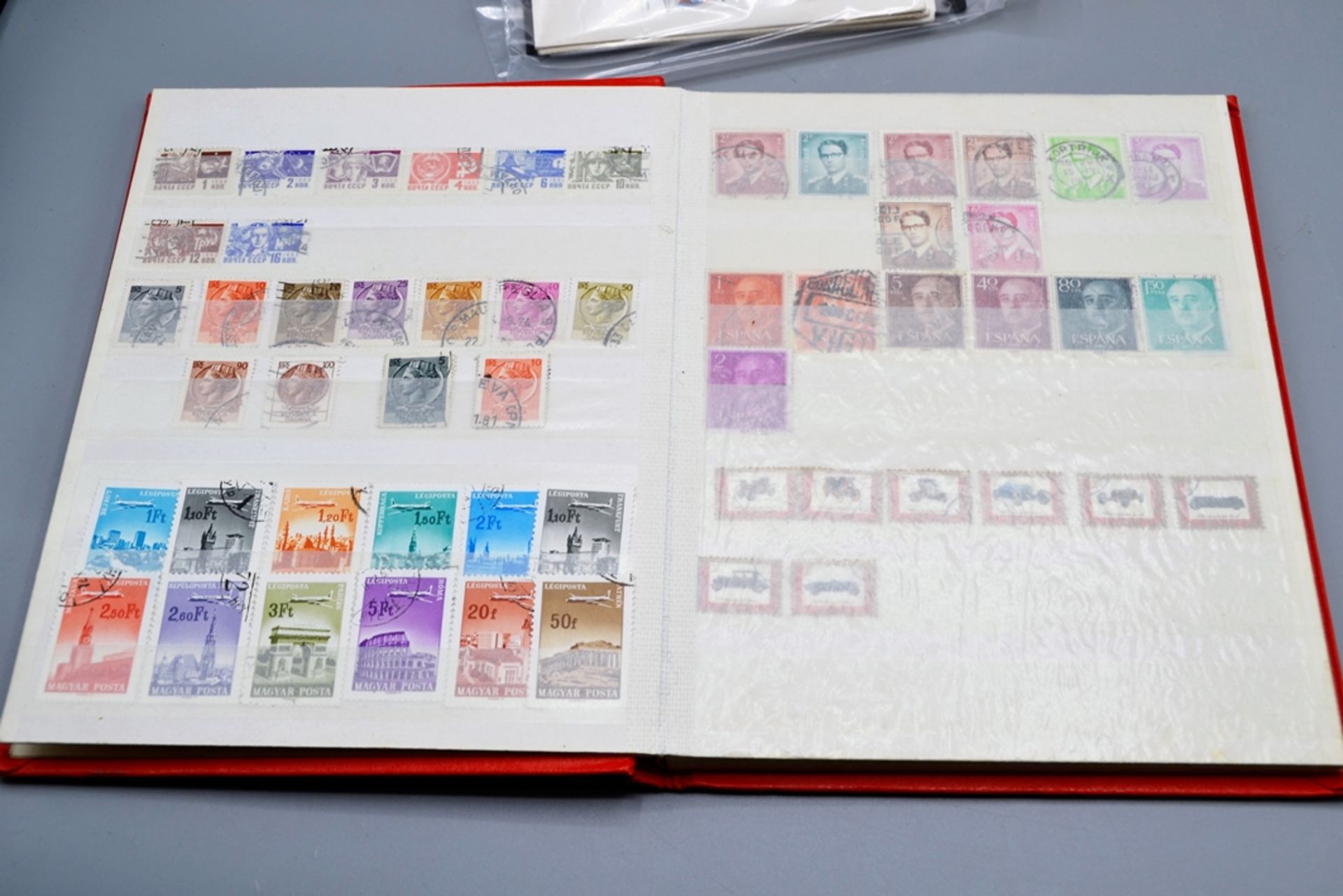 Briefmarkensammlung Briefmarkenkataloge lose Briefmarken, 3 Alben mit Briefmarken Deutschland Welt - Image 8 of 13