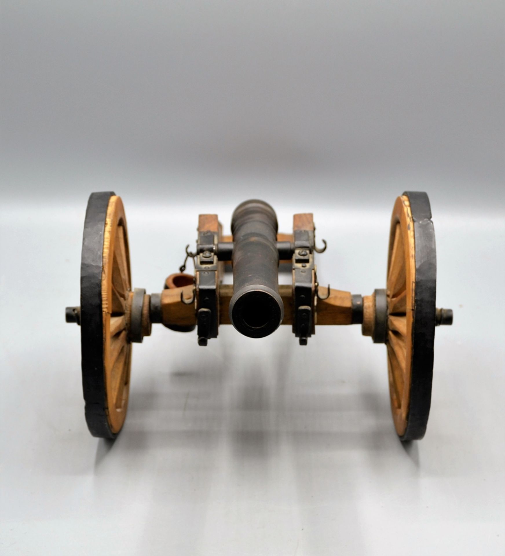 Modell Kanone Eisen Holz ca. 40 cm - Image 4 of 4