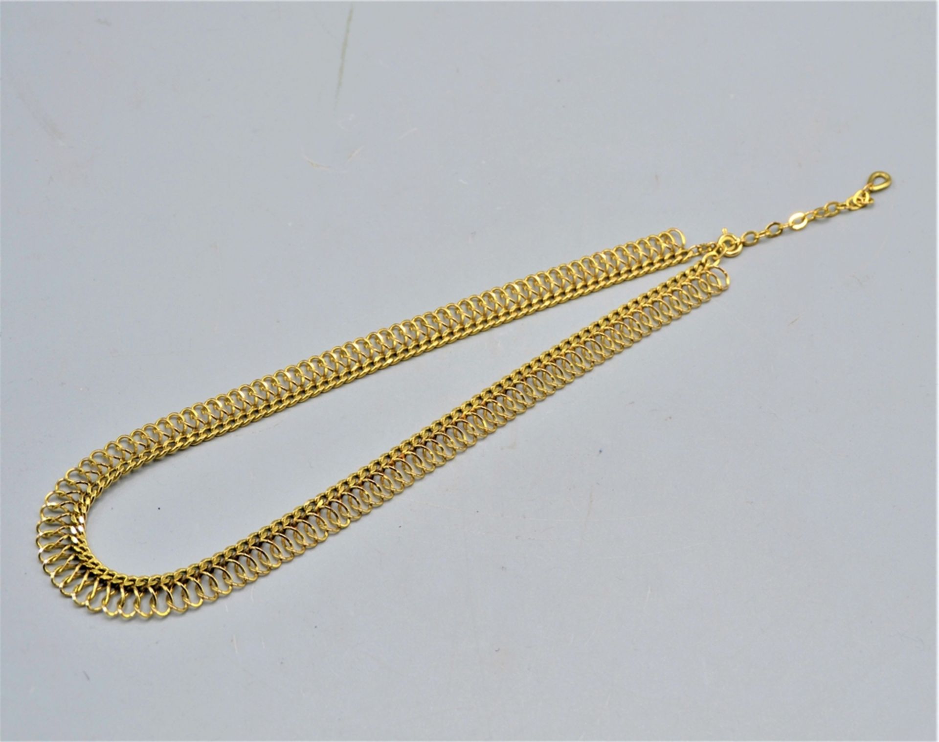 Collier 333 Gold ca. 41 - 47 cm 29 g - Image 3 of 3