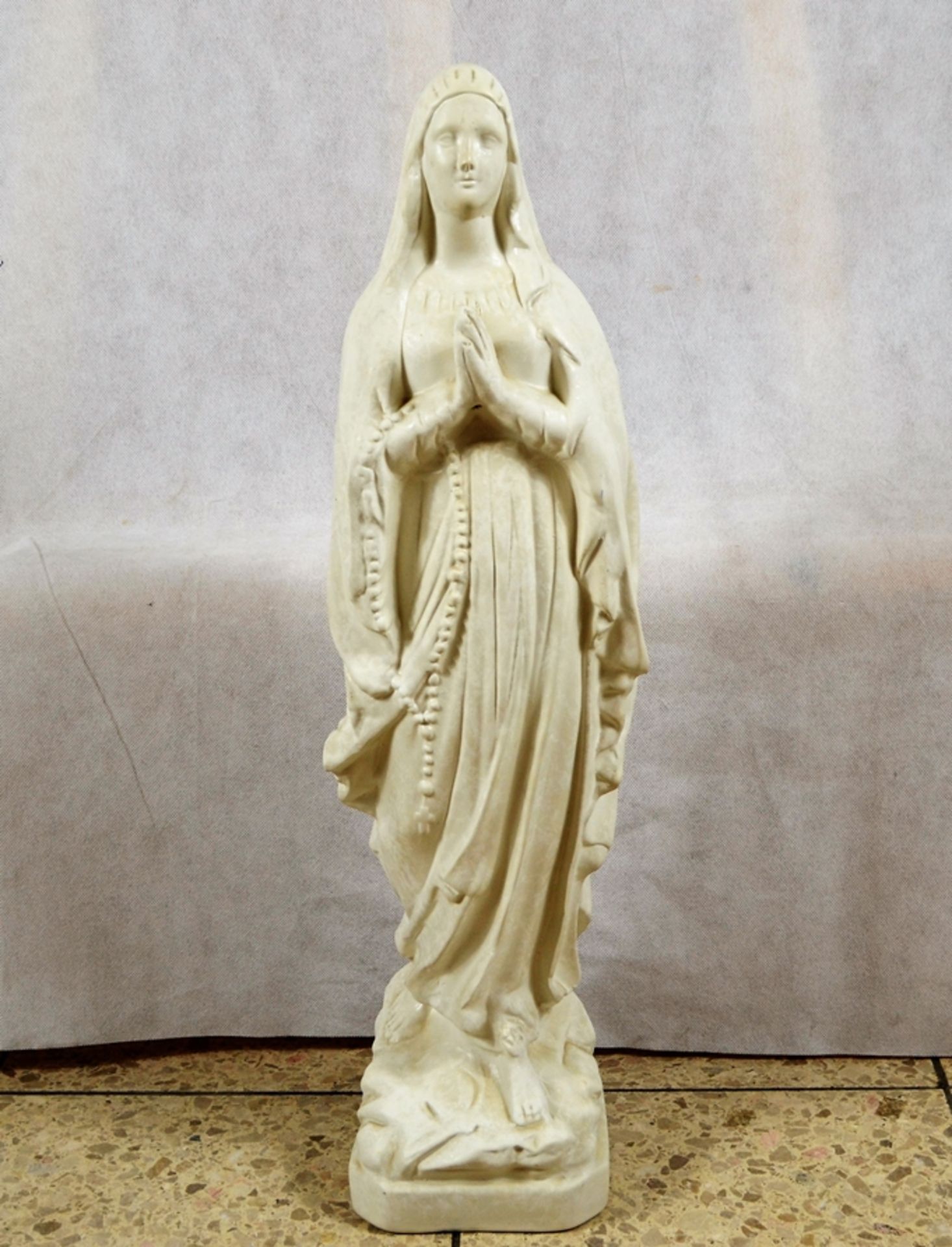 Madonna Keramik Italien 20 Jhdt. ca. 63 cm