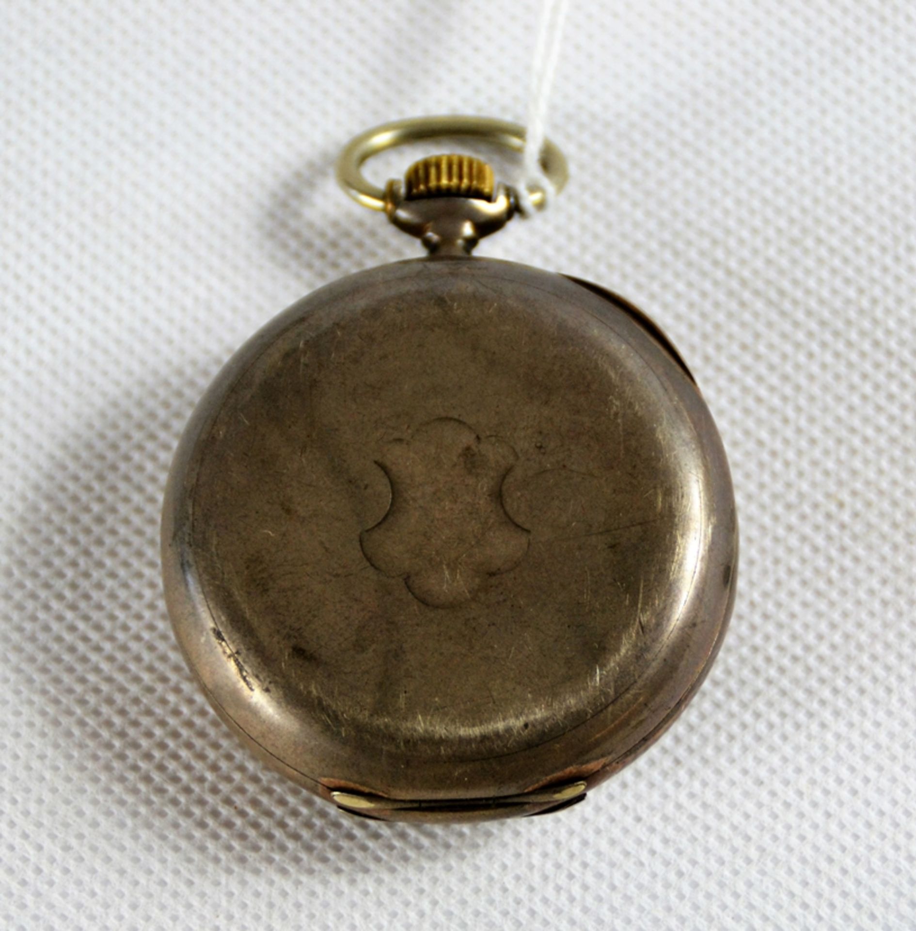 F. Heil St. Johann Taschenuhr 800 Silber, Ø ca. 4,6 cm, beide Deckel Silber, die Uhr läuft an (Gang - Bild 2 aus 4